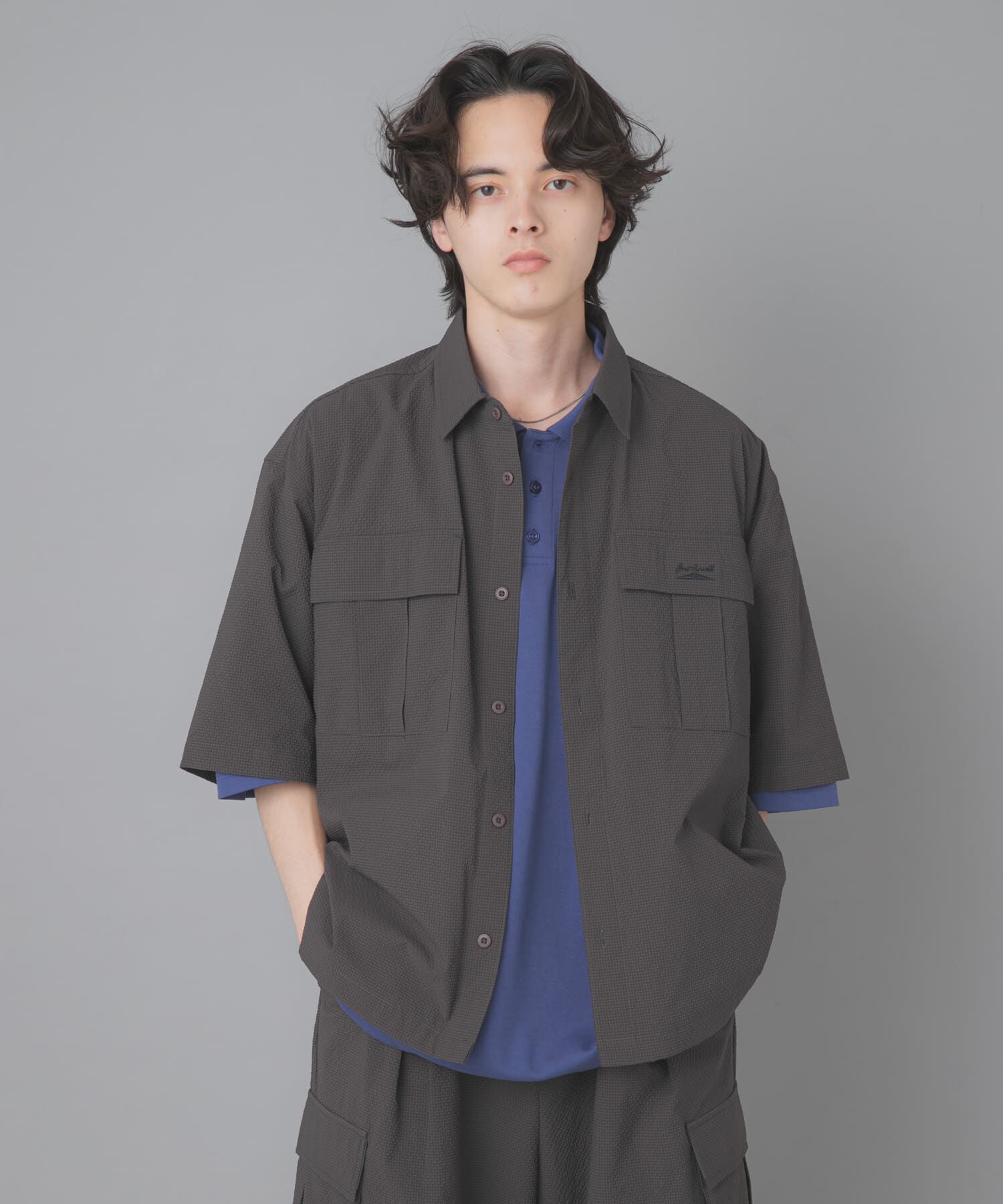 SENSE OF PLACE by URBAN RESEARCH「『別注』Converse&times;SENSE OF PLACE　JACK PURCELLショートスリーブシャツ」|シャツ・ブラウス|
