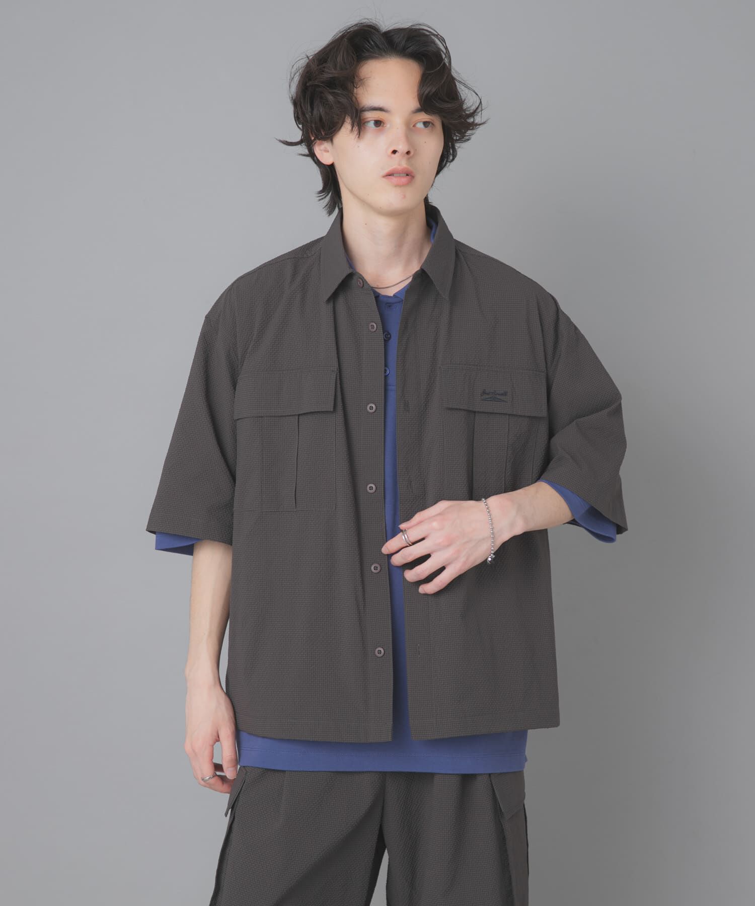SENSE OF PLACE by URBAN RESEARCH「『別注』Converse&times;SENSE OF PLACE　JACK PURCELLショートスリーブシャツ」|シャツ・ブラウス|