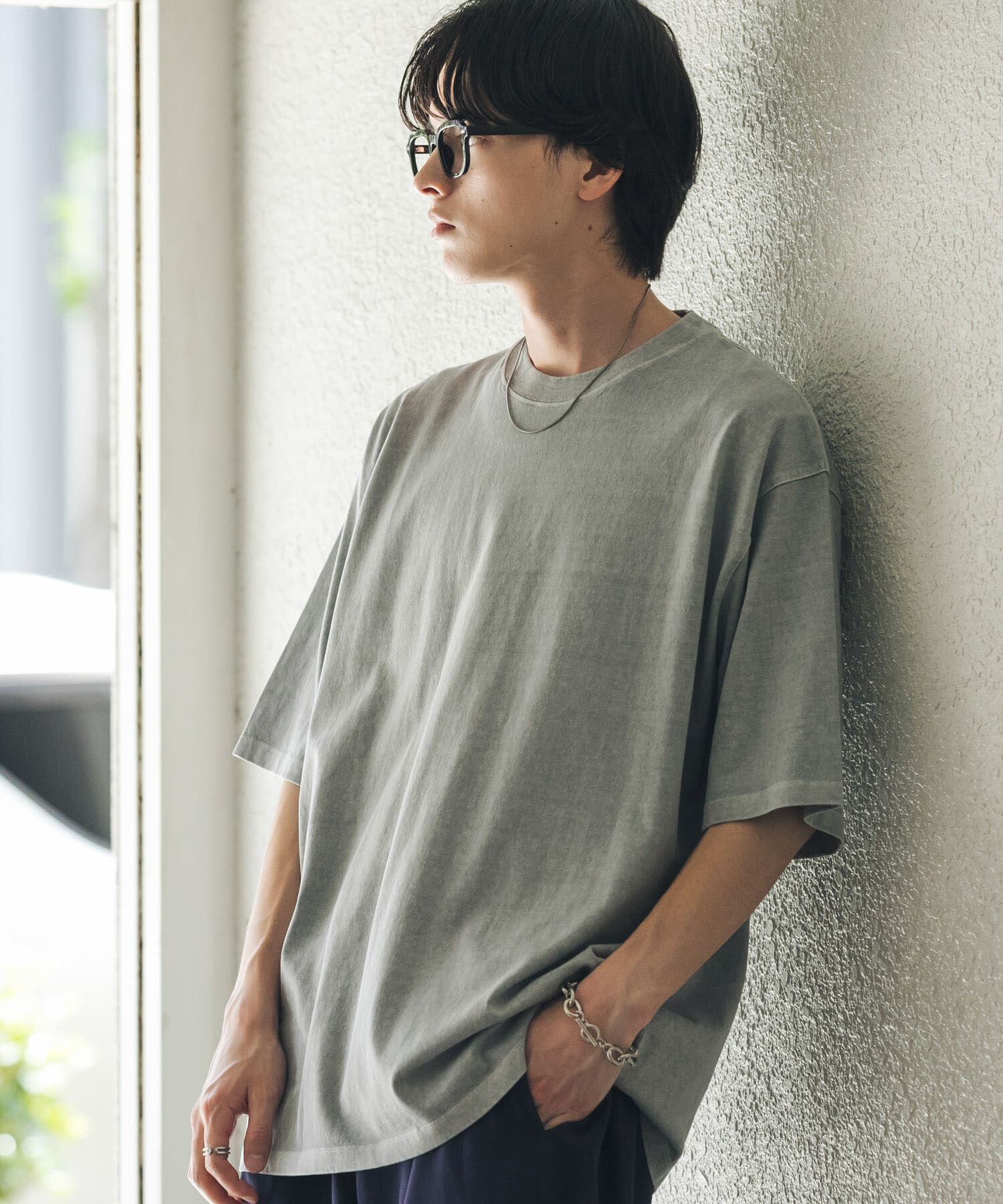 SENSE OF PLACE by URBAN RESEARCH「フェードルーズクルーネックショートスリーブ Tシャツ」|Tシャツ・カットソー|