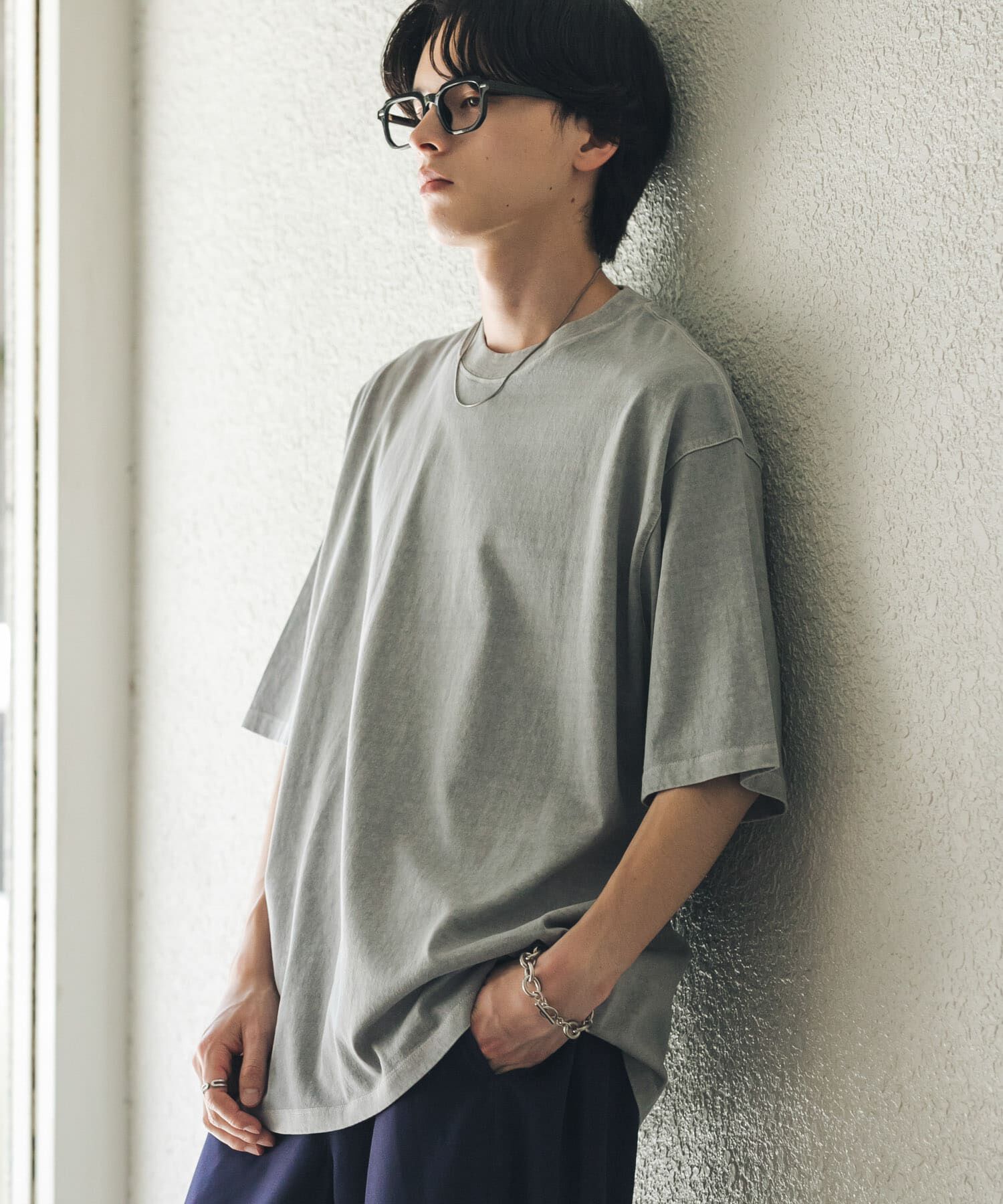 SENSE OF PLACE by URBAN RESEARCH「フェードルーズクルーネックショートスリーブ Tシャツ」|Tシャツ・カットソー|