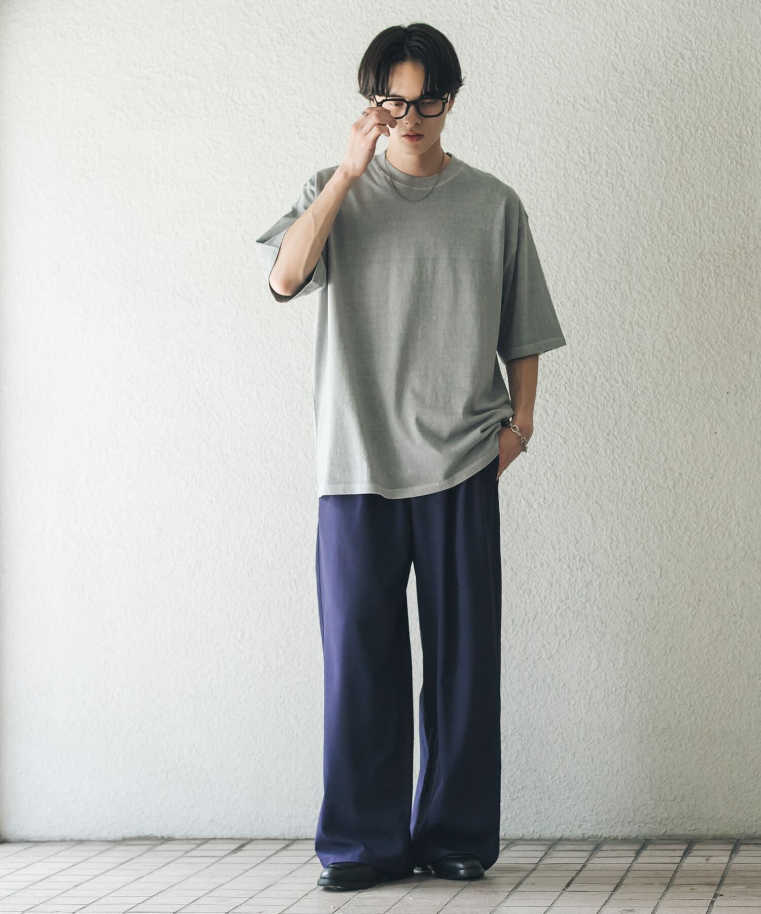 SENSE OF PLACE by URBAN RESEARCH「フェードルーズクルーネックショートスリーブ Tシャツ」|Tシャツ・カットソー|