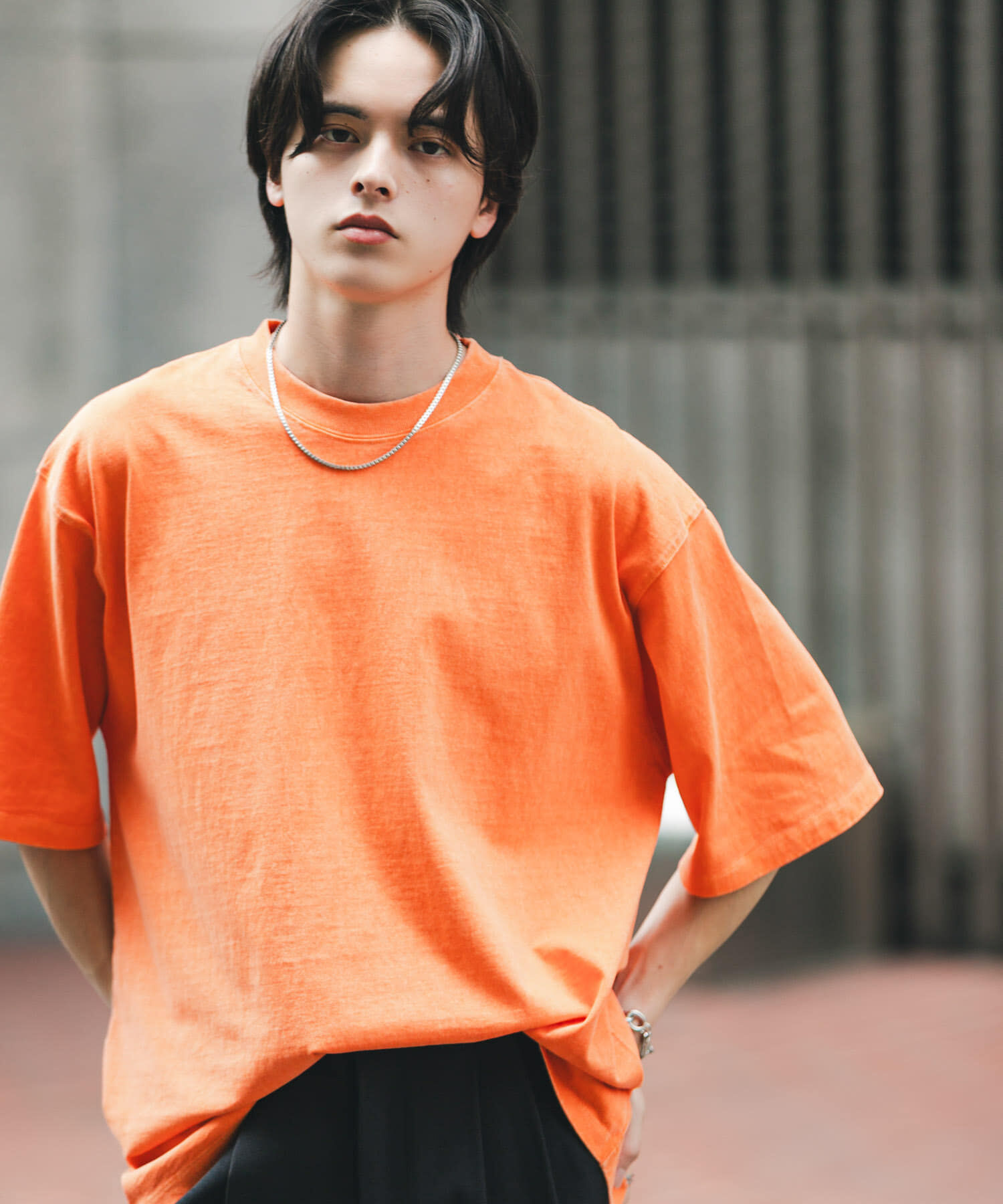 SENSE OF PLACE by URBAN RESEARCH「フェードルーズクルーネックショートスリーブ Tシャツ」|Tシャツ・カットソー|