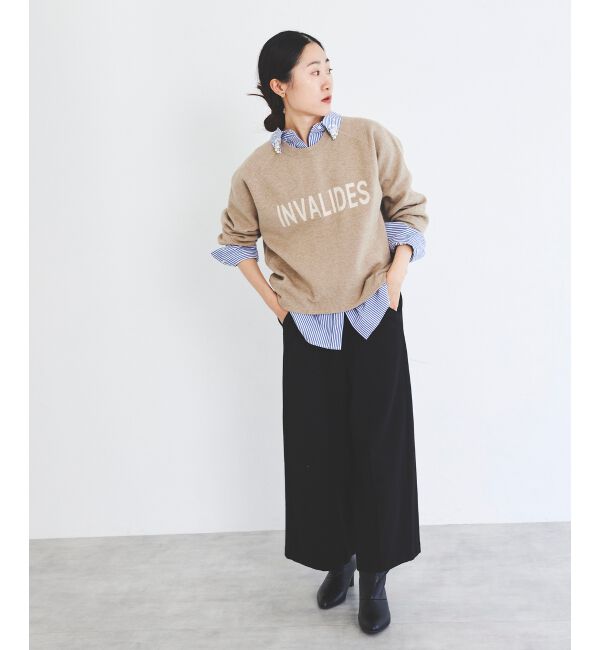 le.coeur blanc「ツイードライクワイドクロップドパンツ」|その他|
