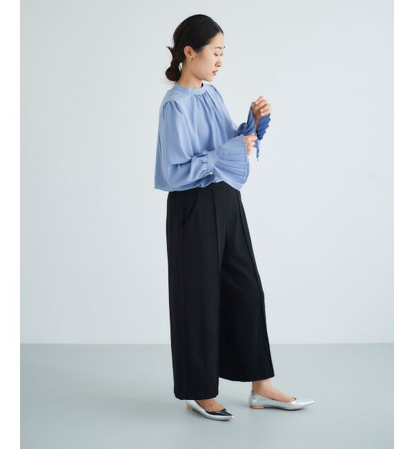 le.coeur blanc「ツイードライクワイドクロップドパンツ」|その他|