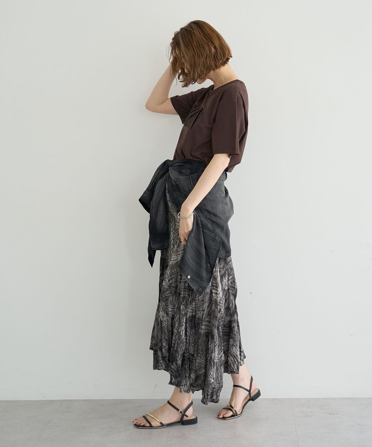 YECCA VECCA「【接触冷感】フロッキーロゴTee」|Tシャツ・カットソー|