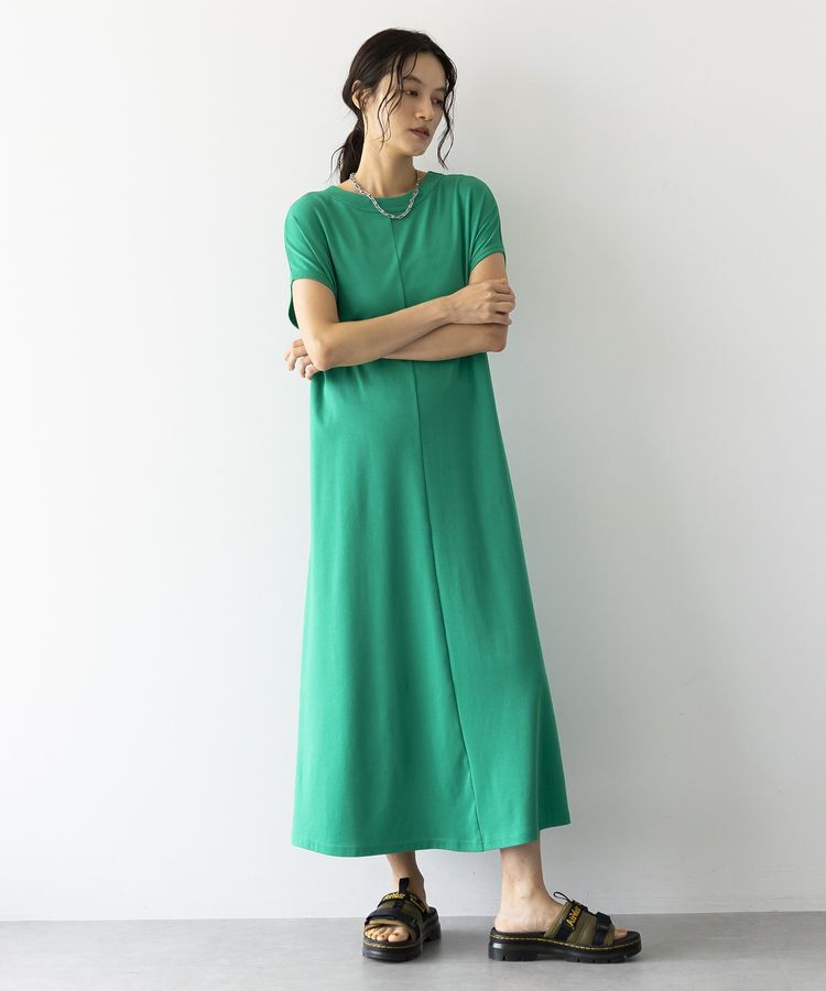 GARAGE OF GOOD CLOTHING「【日本製】ネックスラッシュ2wayカットドレス」|ワンピース|
