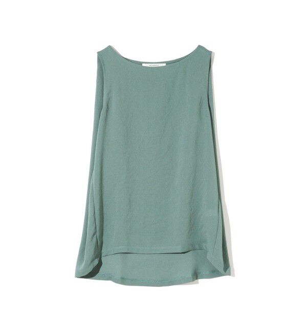 MIDIUMISOLID「MIDIUMISOLID for Ladies ノースリーブタックワイドプルオーバー」|Tシャツ・カットソー|