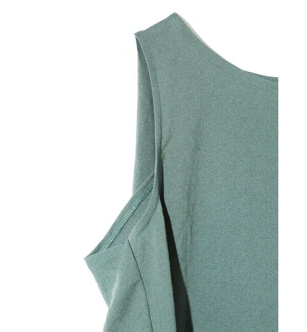 MIDIUMISOLID「MIDIUMISOLID for Ladies ノースリーブタックワイドプルオーバー」|Tシャツ・カットソー|