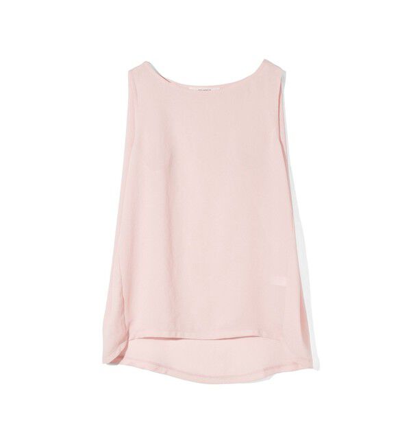 MIDIUMISOLID「MIDIUMISOLID for Ladies ノースリーブタックワイドプルオーバー」|Tシャツ・カットソー|ピンク