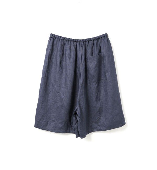 mizuiro ind「mizuiro ind リネンワイドハーフパンツ」|その他|
