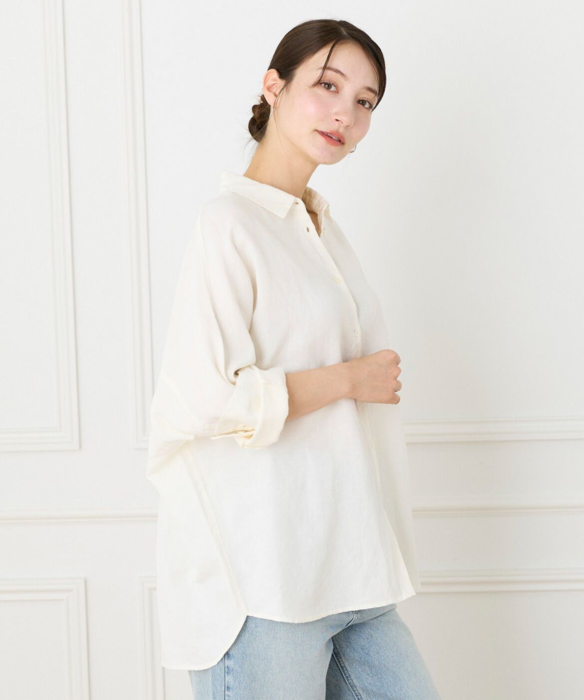 DAY by DAY it&rsquo;s international「レーヨンリネンドルマンシャツ」|シャツ・ブラウス|