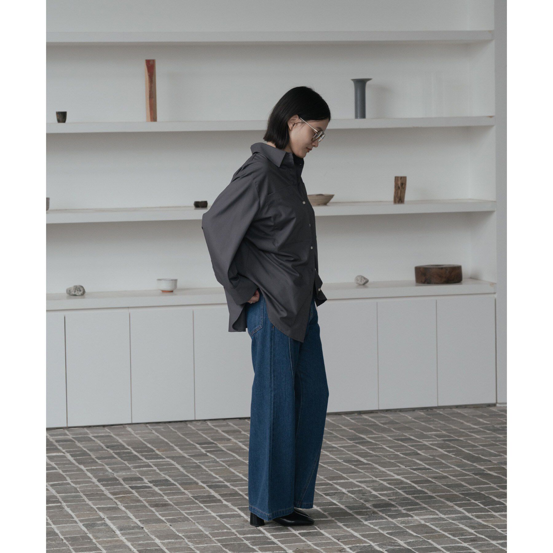 GALLEST「タイムレスフォルムシャツ【LIVE紹介／上枝みどりさん着用】」|シャツ・ブラウス|