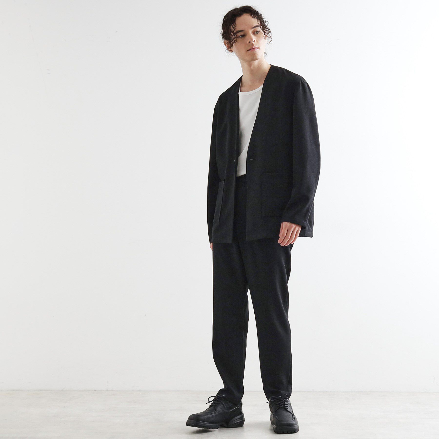tk.TAKEO KIKUCHI「【セットアアップ対応】ポリツイルテーパードパンツ」|その他|