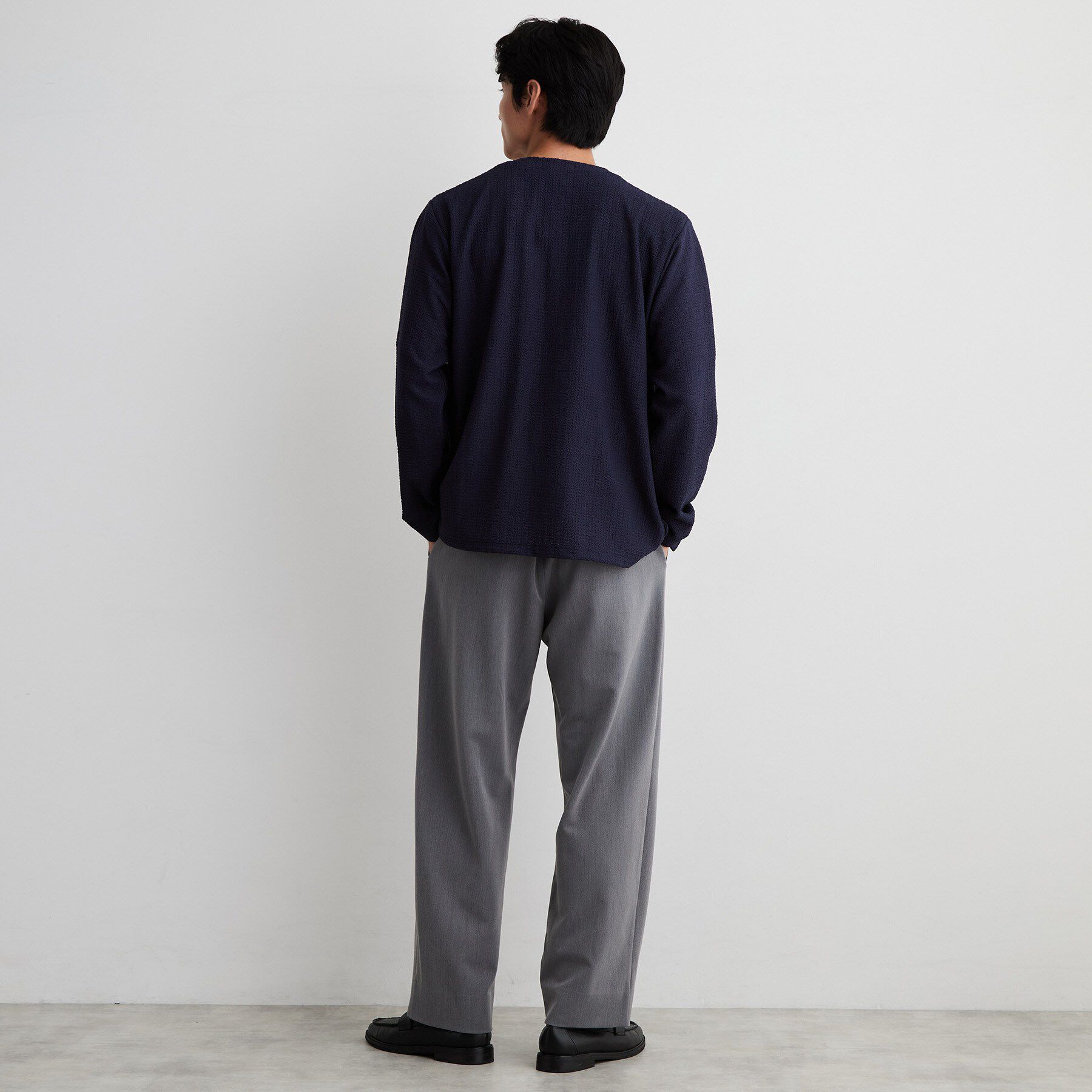 THE SHOP TK「【防シワ／2WAYストレッチ】 リラックス セミワイド イージーパンツ」|その他|