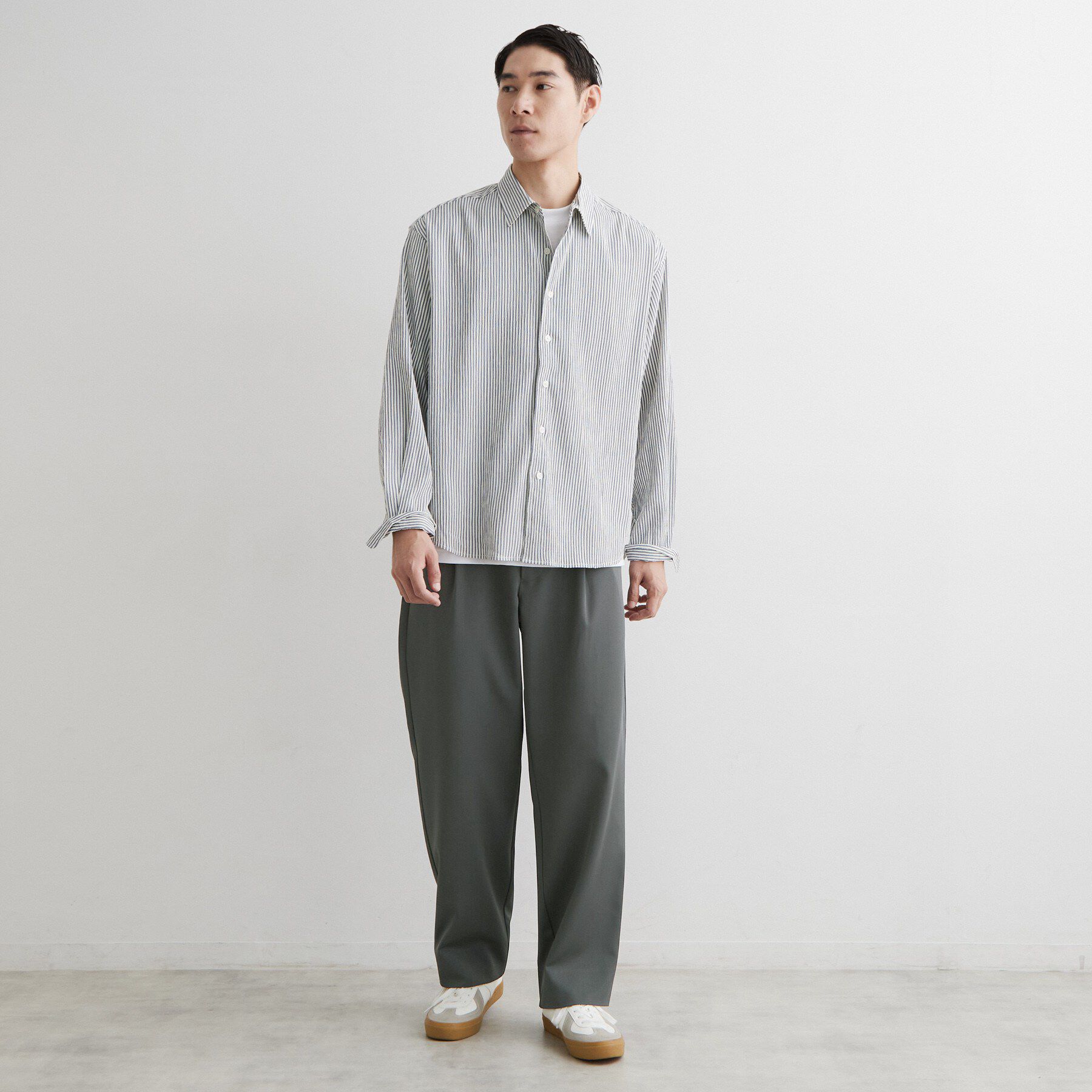 THE SHOP TK「【防シワ／2WAYストレッチ】 リラックス セミワイド イージーパンツ」|その他|