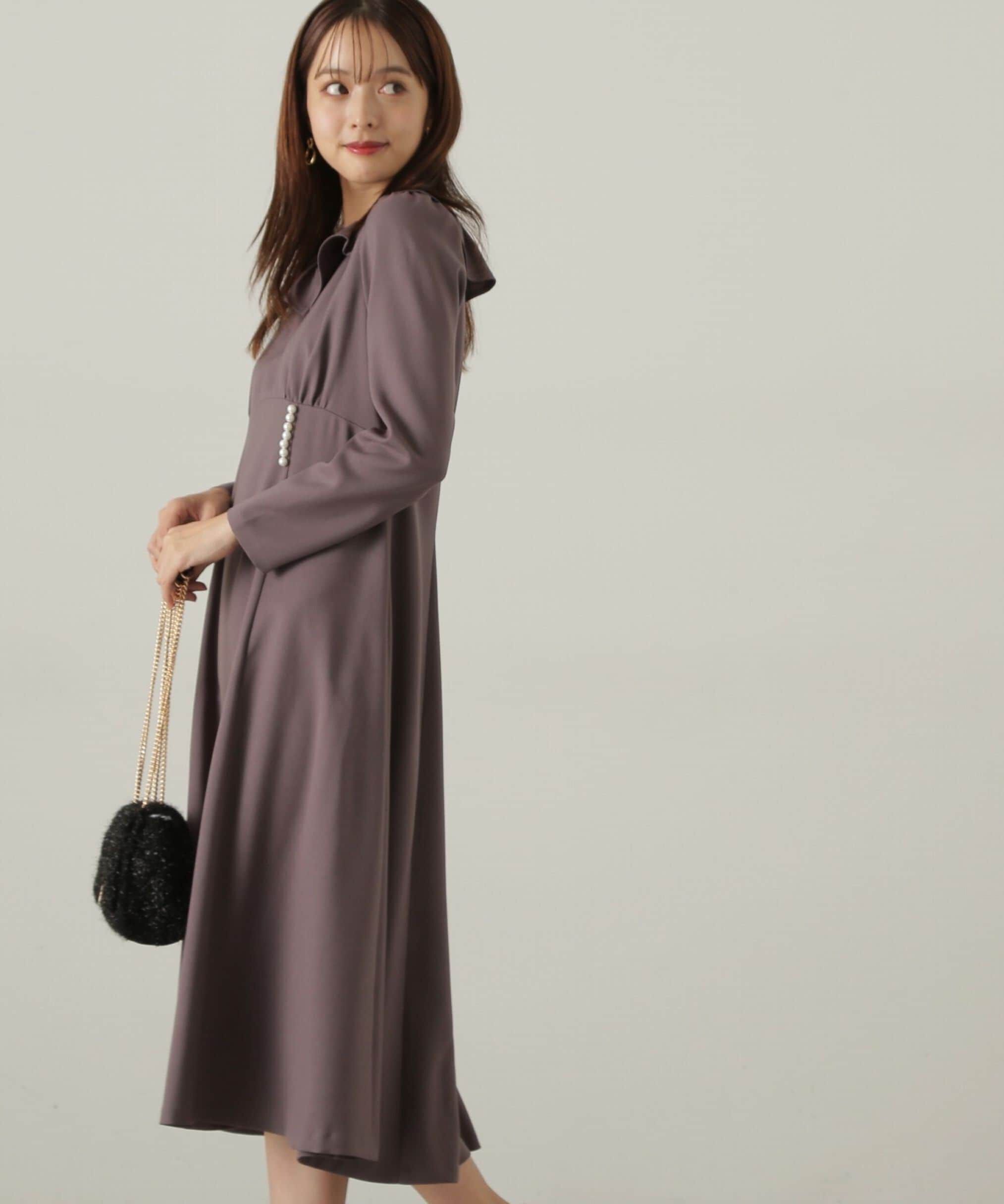 PROPORTION BODY DRESSING「デザインフレアーギャザーワンピース」|ワンピース|