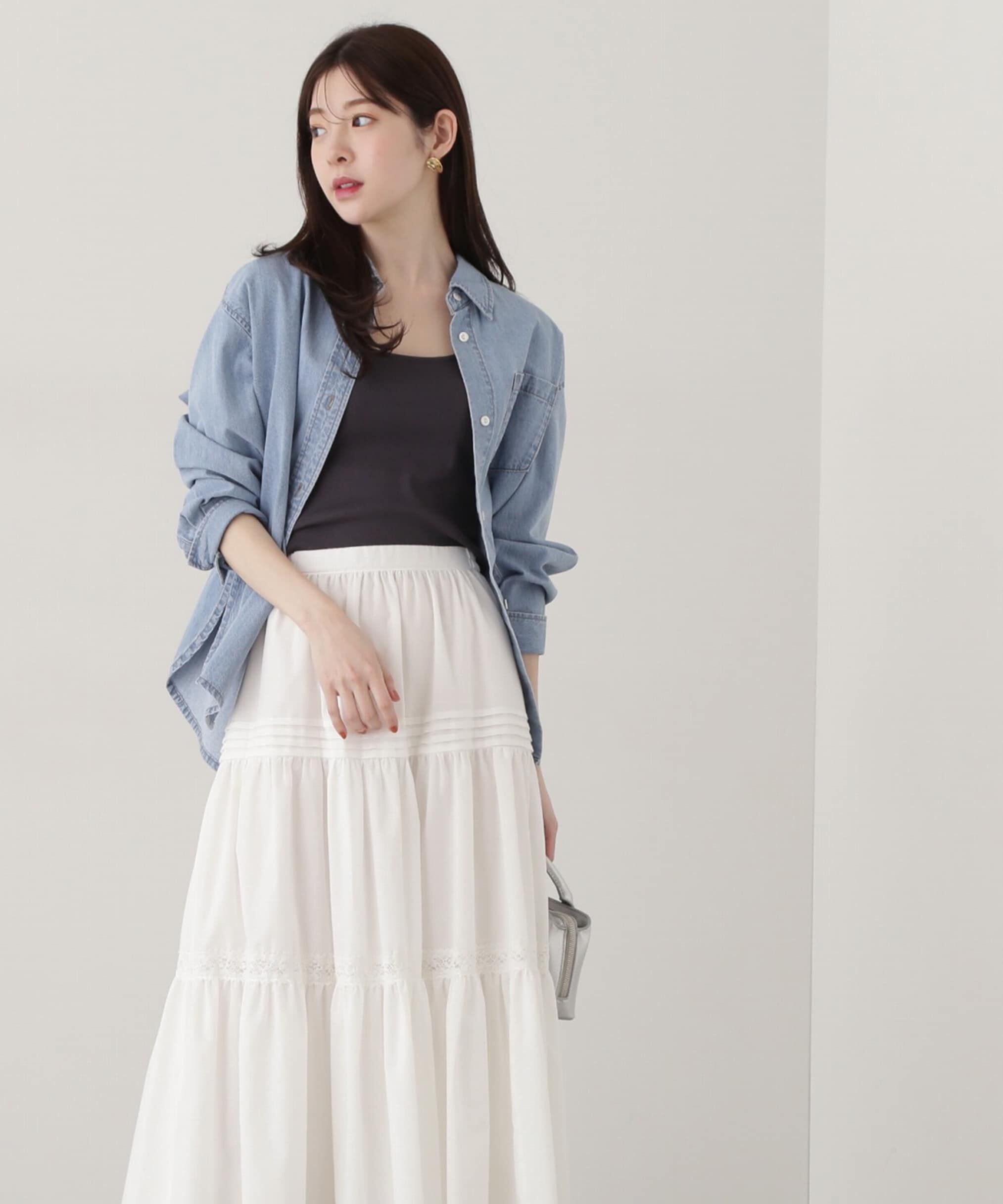 PROPORTION BODY DRESSING「前後2wayスクエアータンクトップ」|Tシャツ・カットソー|
