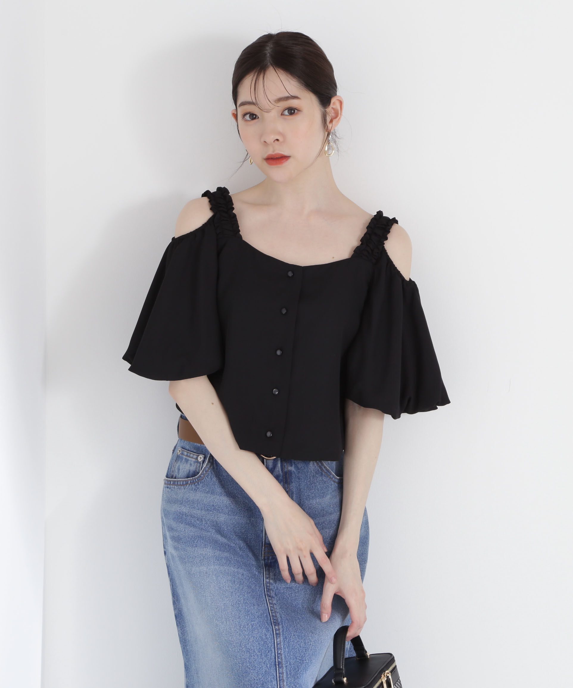 PROPORTION BODY DRESSING「フリルバルーンブラウス」|シャツ・ブラウス|