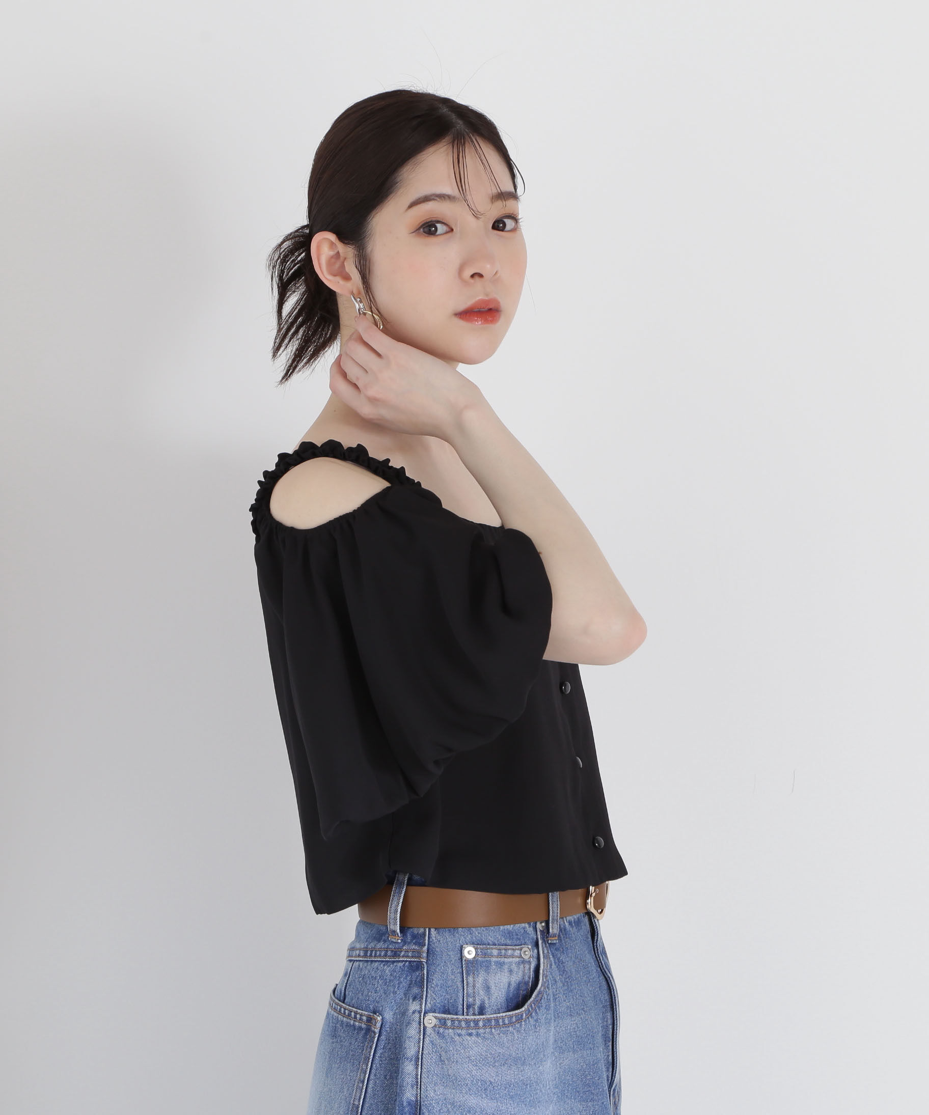 PROPORTION BODY DRESSING「フリルバルーンブラウス」|シャツ・ブラウス|