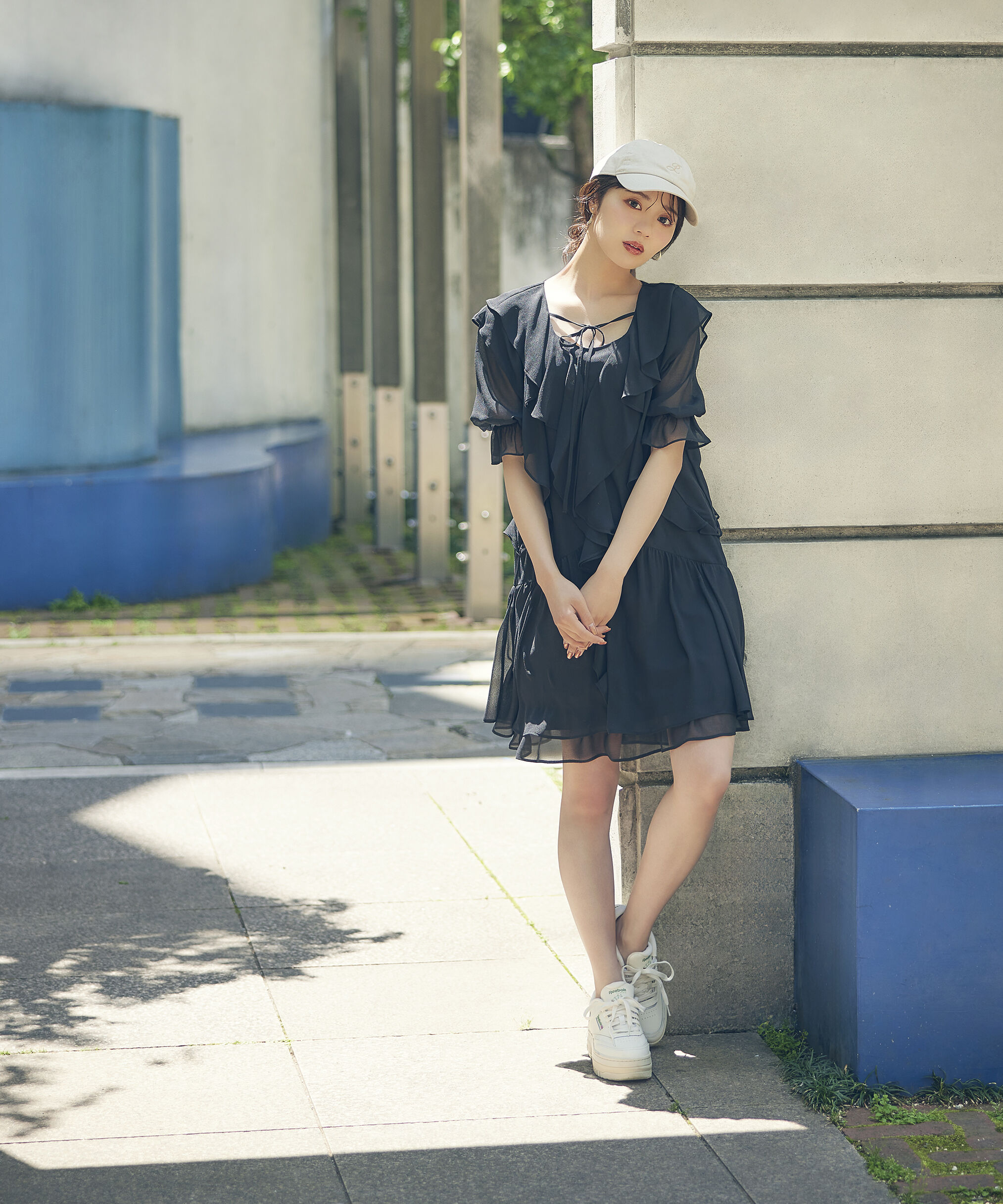 PROPORTION BODY DRESSING「《EDIT COLOGNE》ラッフルミニワンピース」|ワンピース|