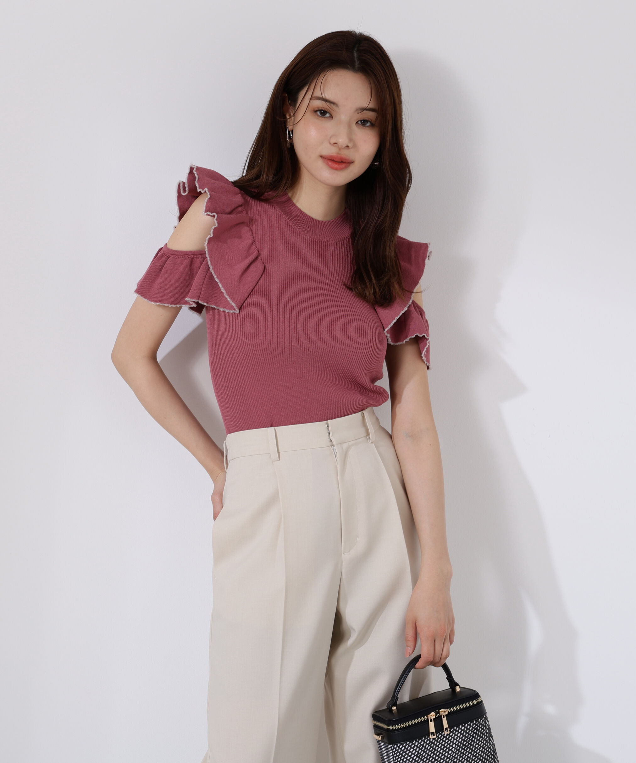 PROPORTION BODY DRESSING「デザインスリーブニット」|ニット・セーター|