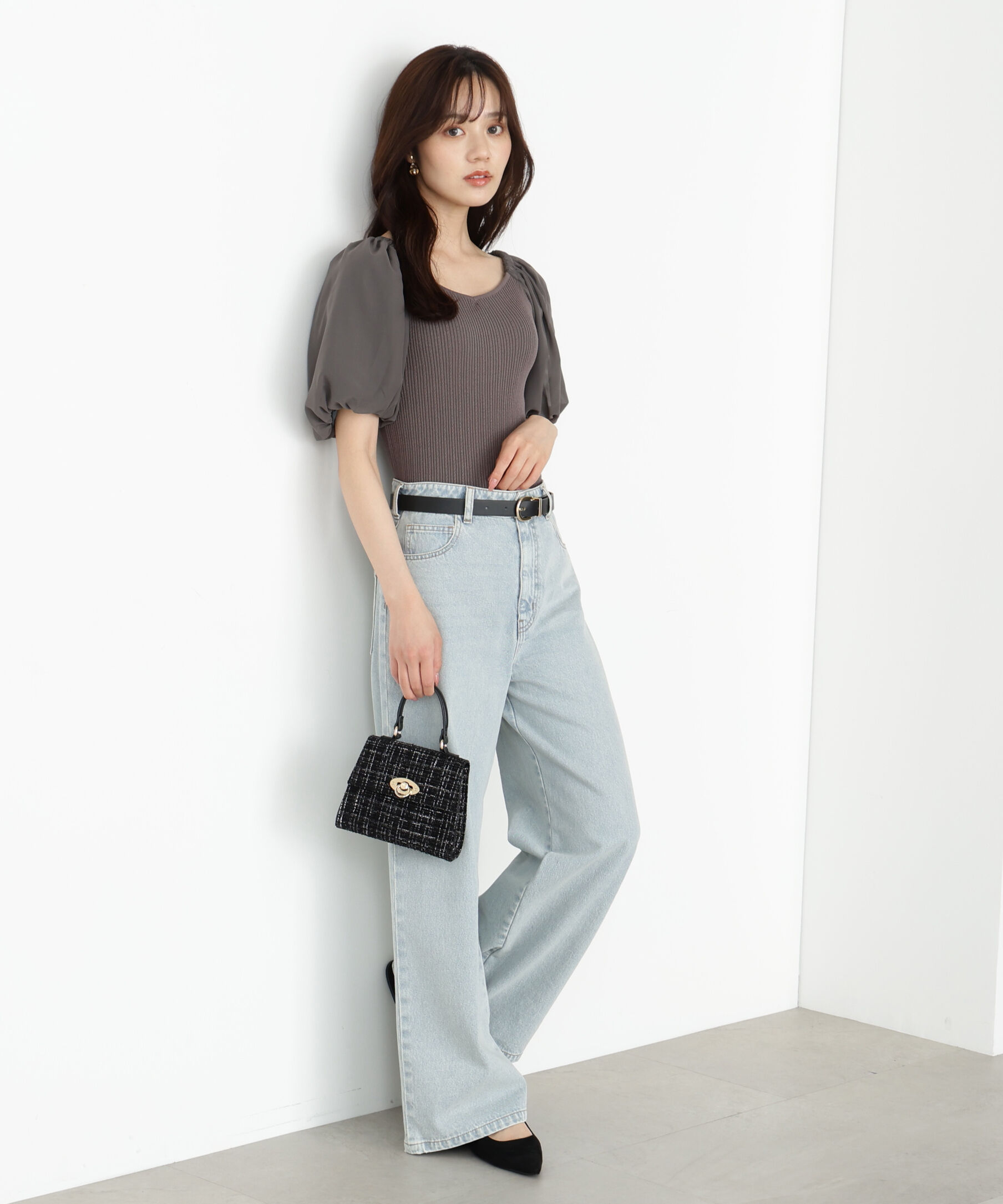 PROPORTION BODY DRESSING「ボリュームスリーブニット」|ニット・セーター|