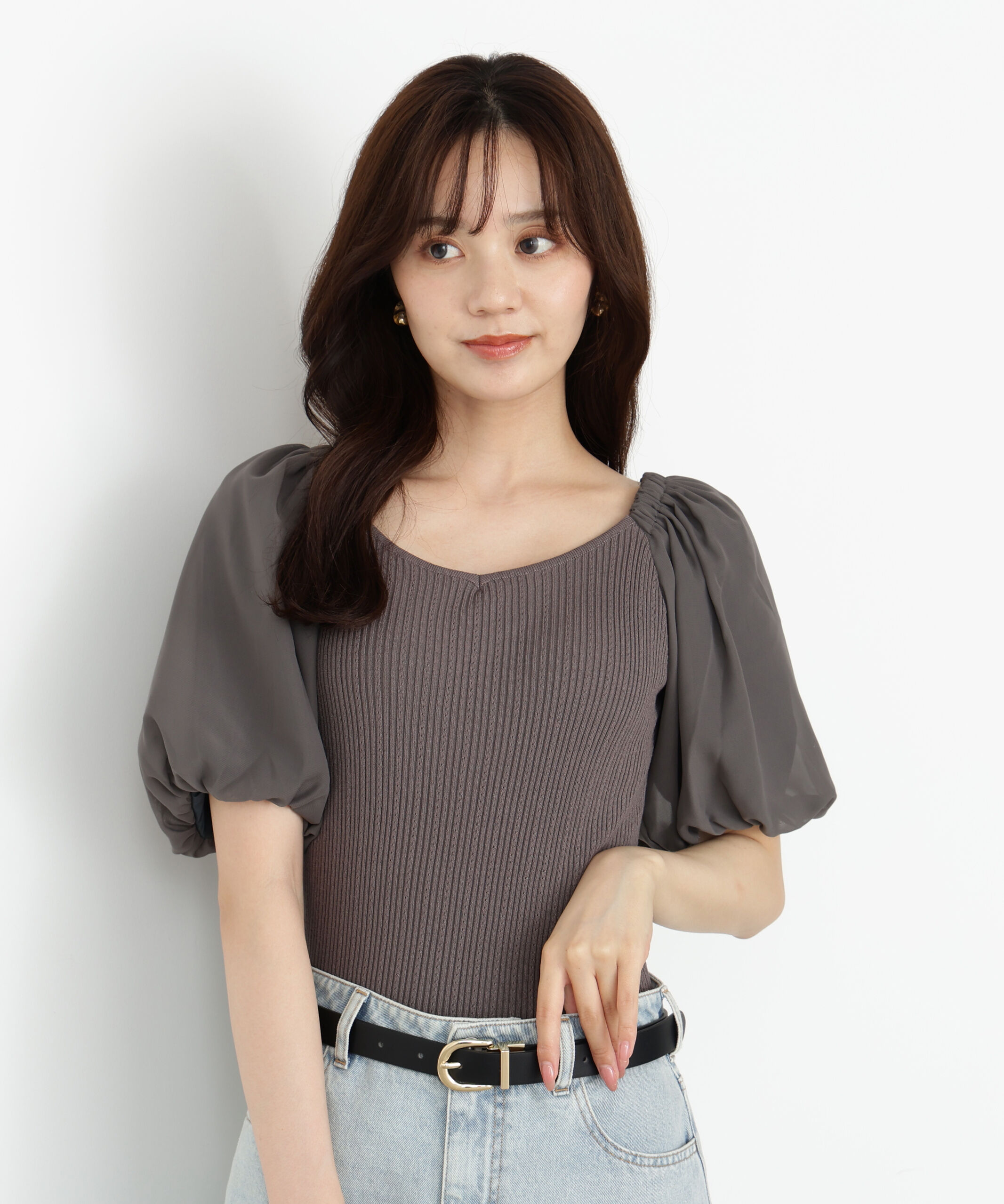 PROPORTION BODY DRESSING「ボリュームスリーブニット」|ニット・セーター|