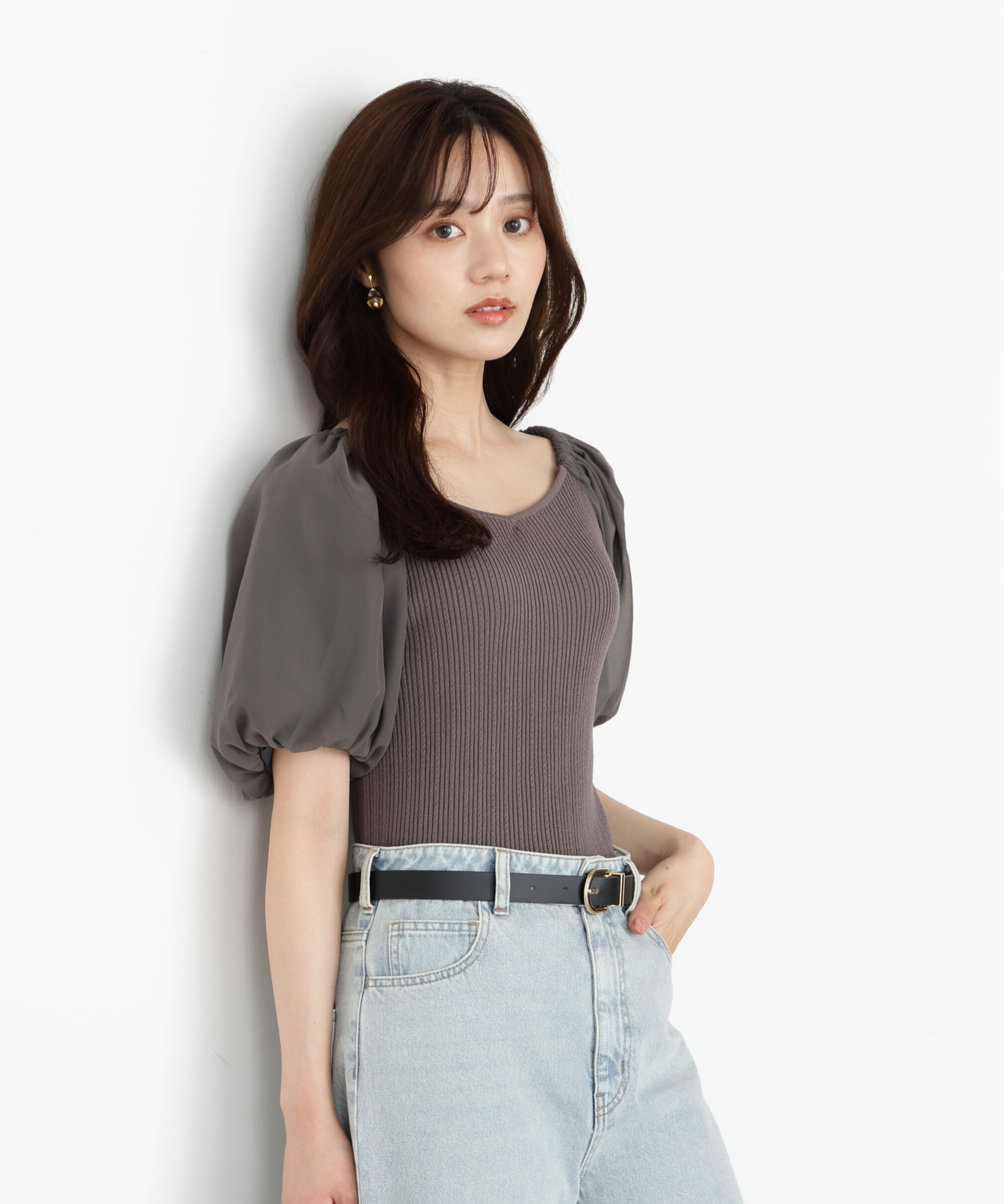 PROPORTION BODY DRESSING「ボリュームスリーブニット」|ニット・セーター|