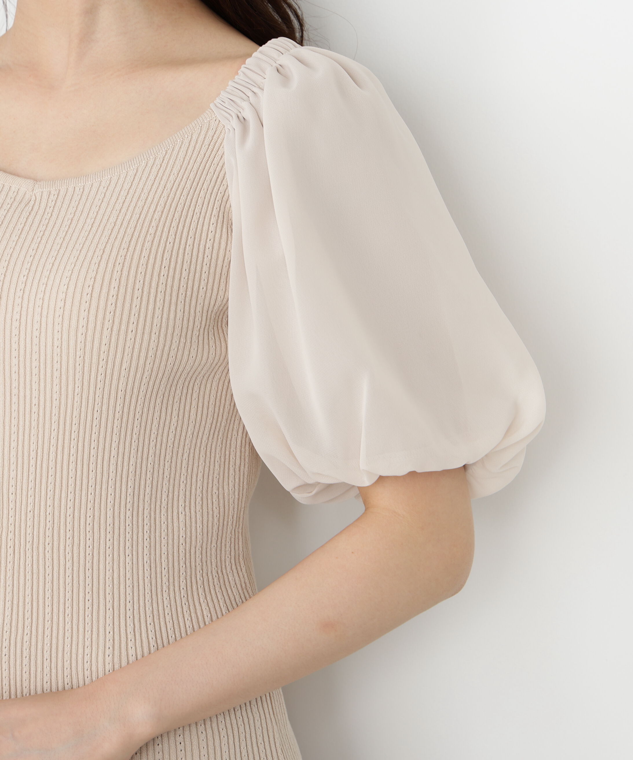PROPORTION BODY DRESSING「ボリュームスリーブニット」|ニット・セーター|