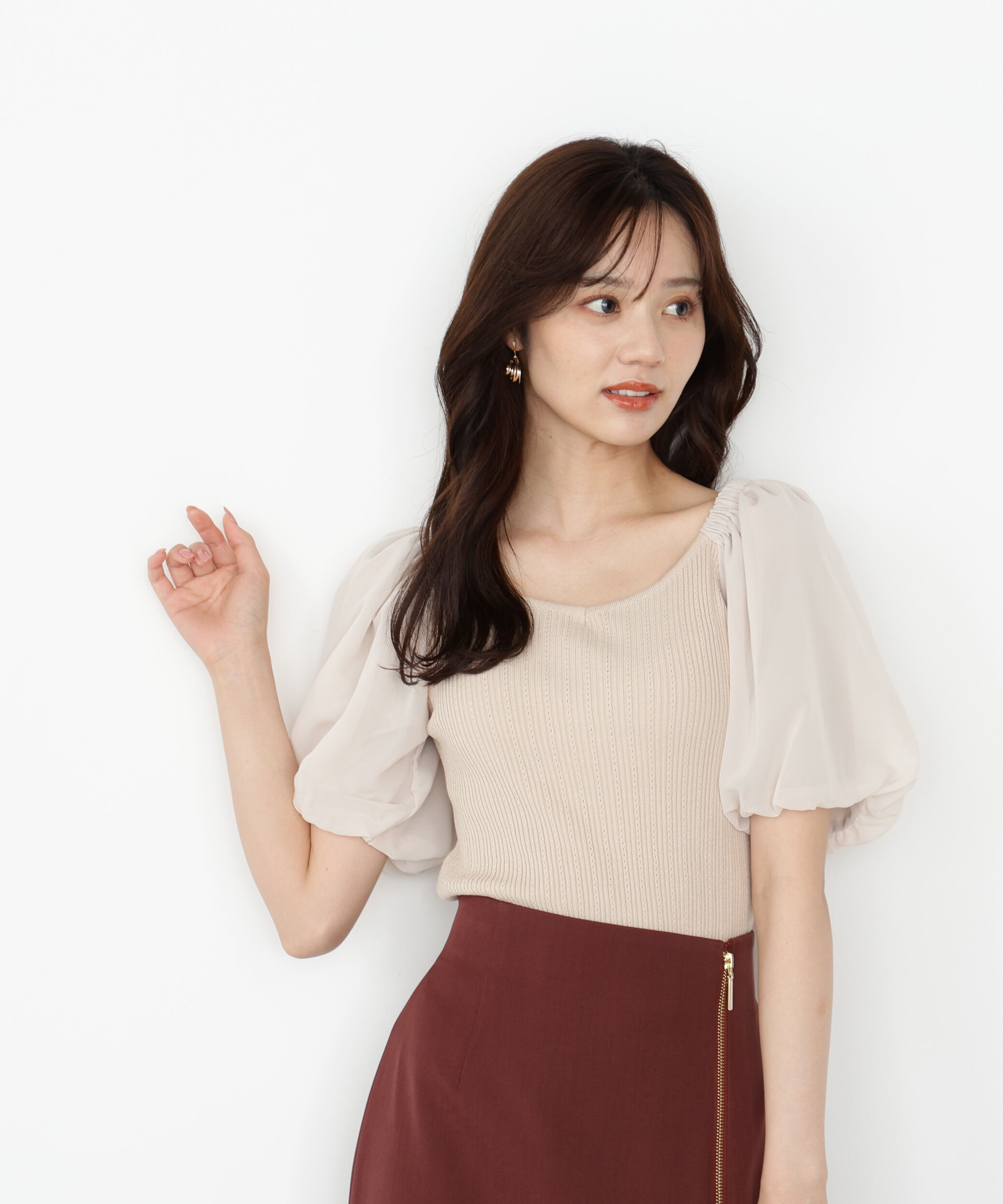 PROPORTION BODY DRESSING「ボリュームスリーブニット」|ニット・セーター|