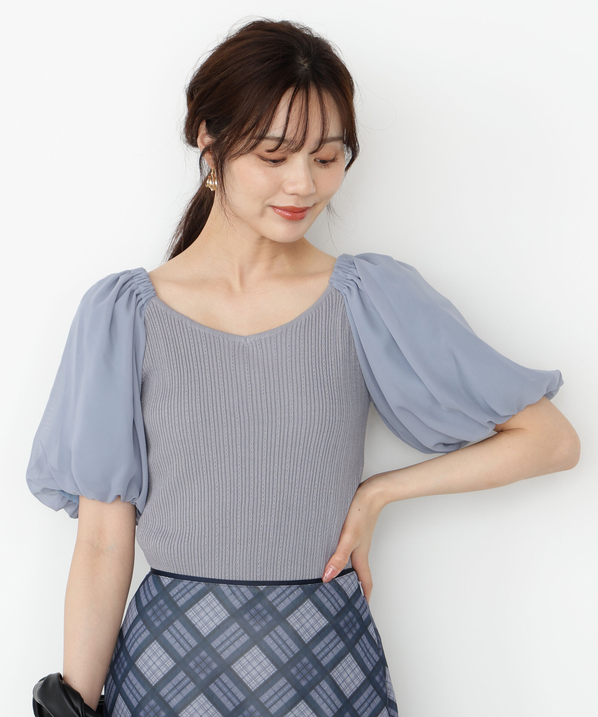 PROPORTION BODY DRESSING「ボリュームスリーブニット」|ニット・セーター|