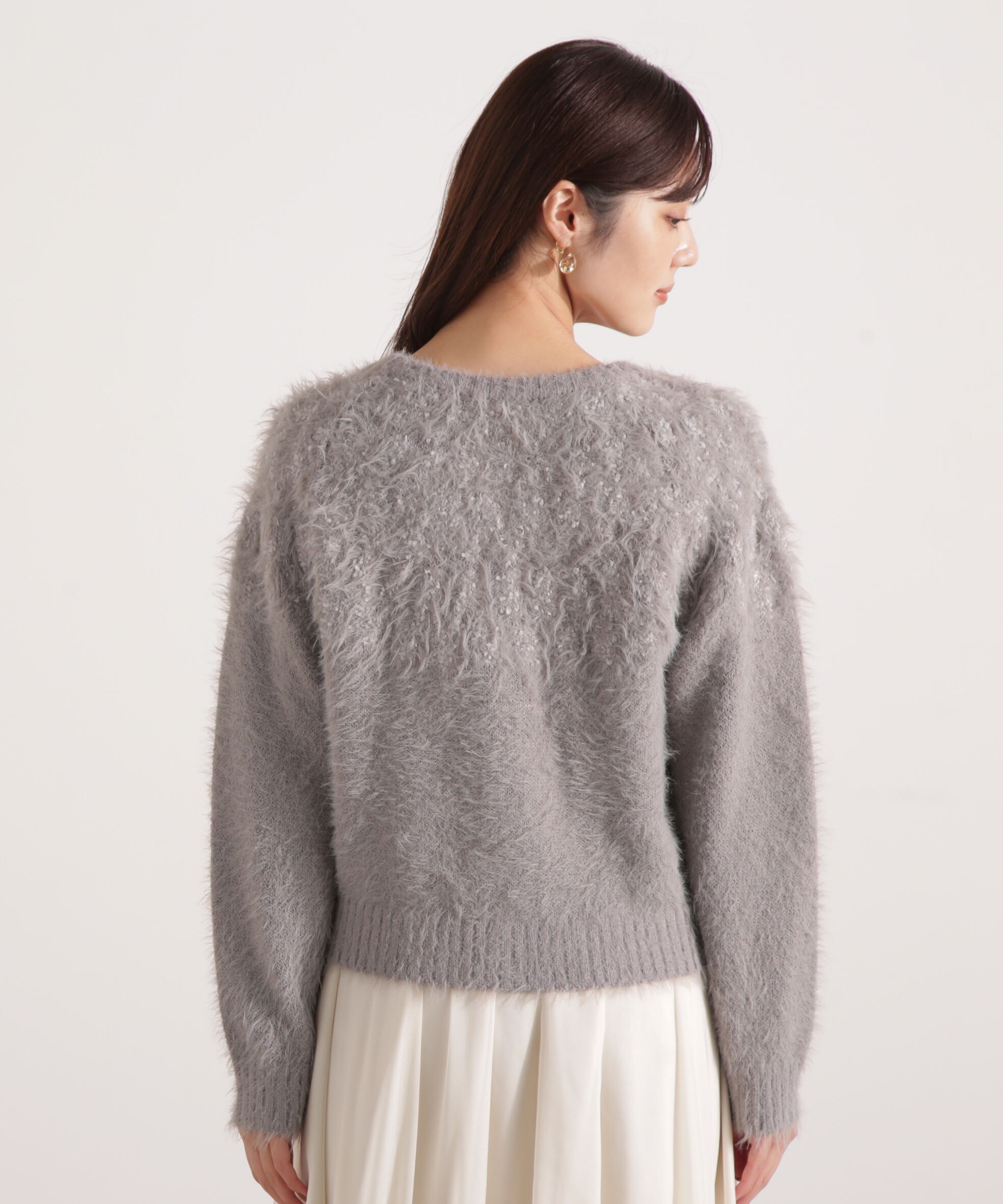 PROPORTION BODY DRESSING「ラメ入り求心柄ニット 25AW」|ニット・セーター|