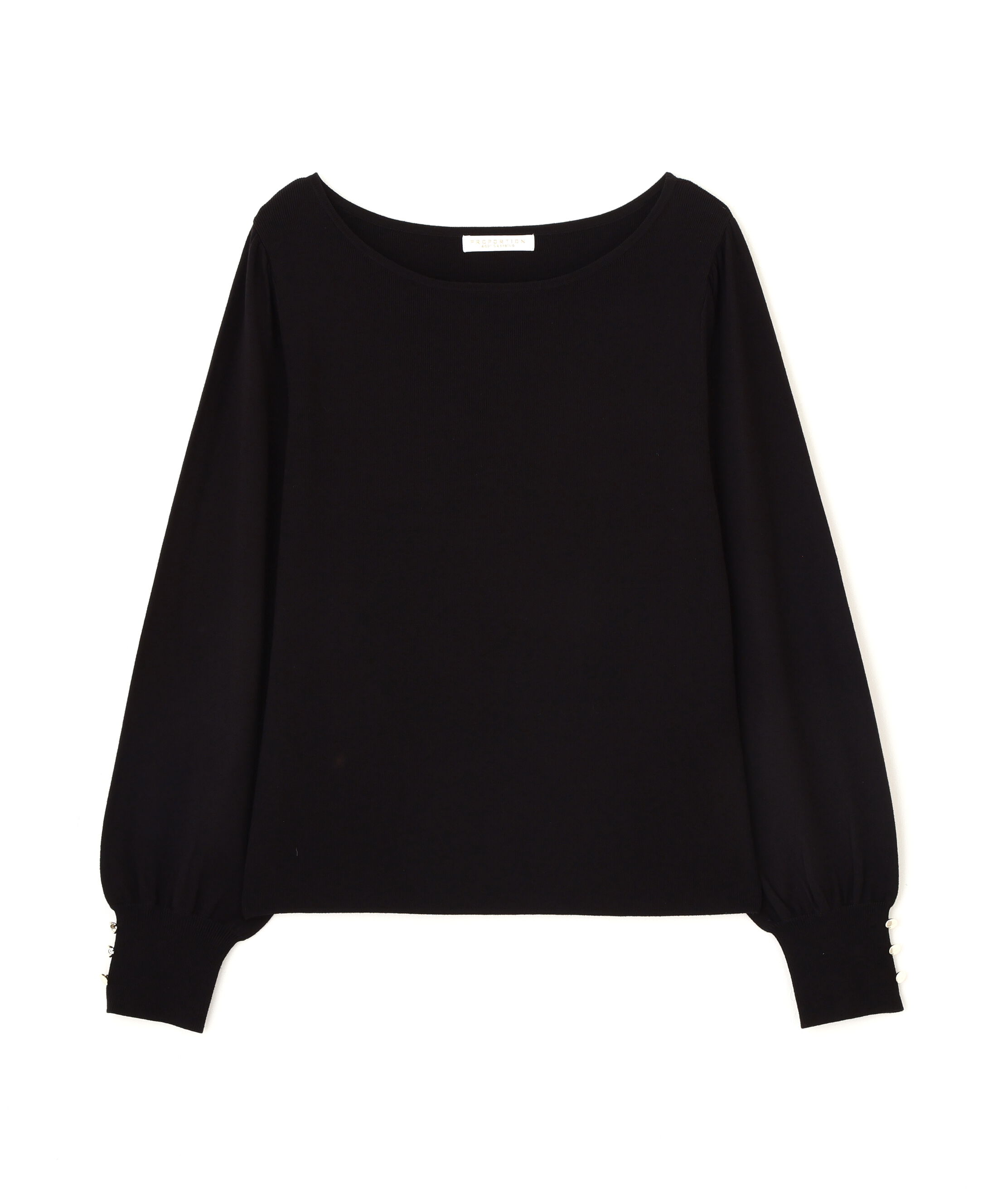 PROPORTION BODY DRESSING「パフスリーブ総針トップス 26AW」|ニット・セーター|
