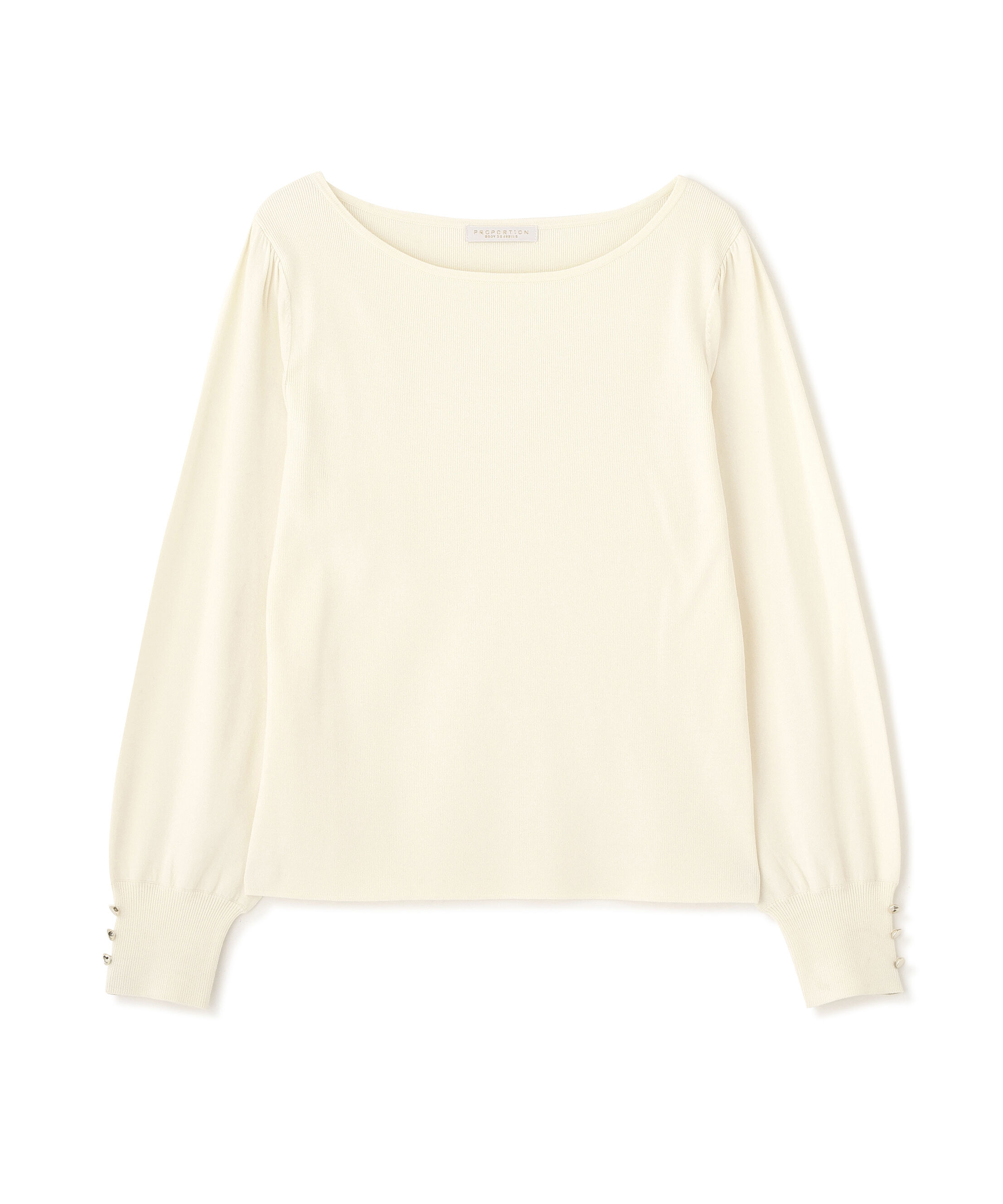 PROPORTION BODY DRESSING「パフスリーブ総針トップス 26AW」|ニット・セーター|