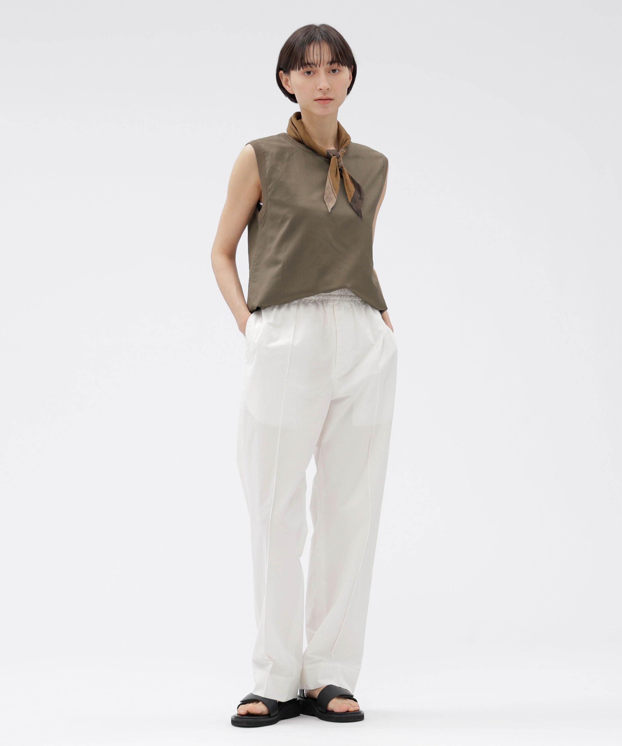  「WASHABLE SILK POPLIN SHIRT」|シャツ・ブラウス|