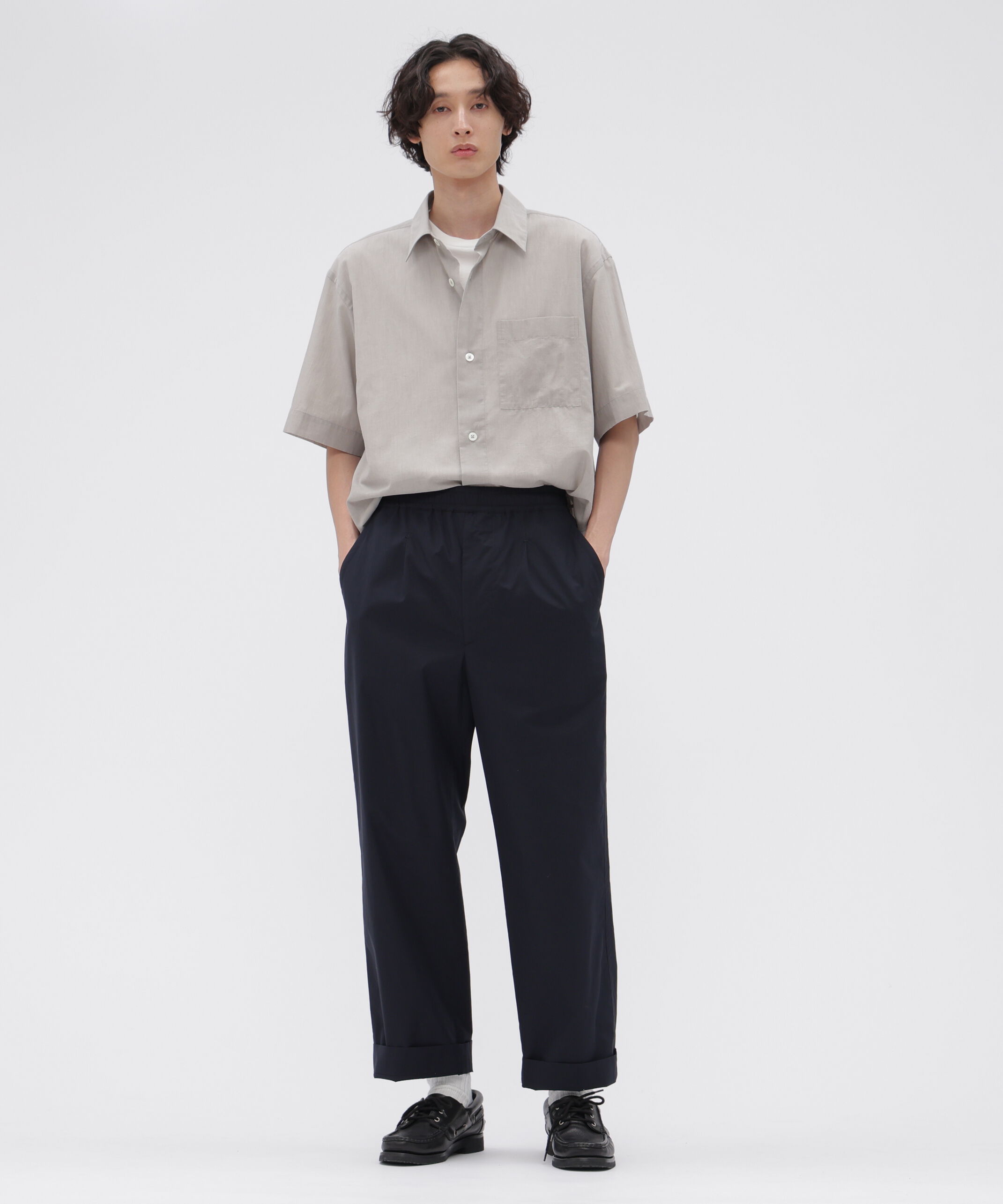 MARGARET HOWELL「HIGHDENSE COTTON PLAINWEAVE TROUSERS」|その他|