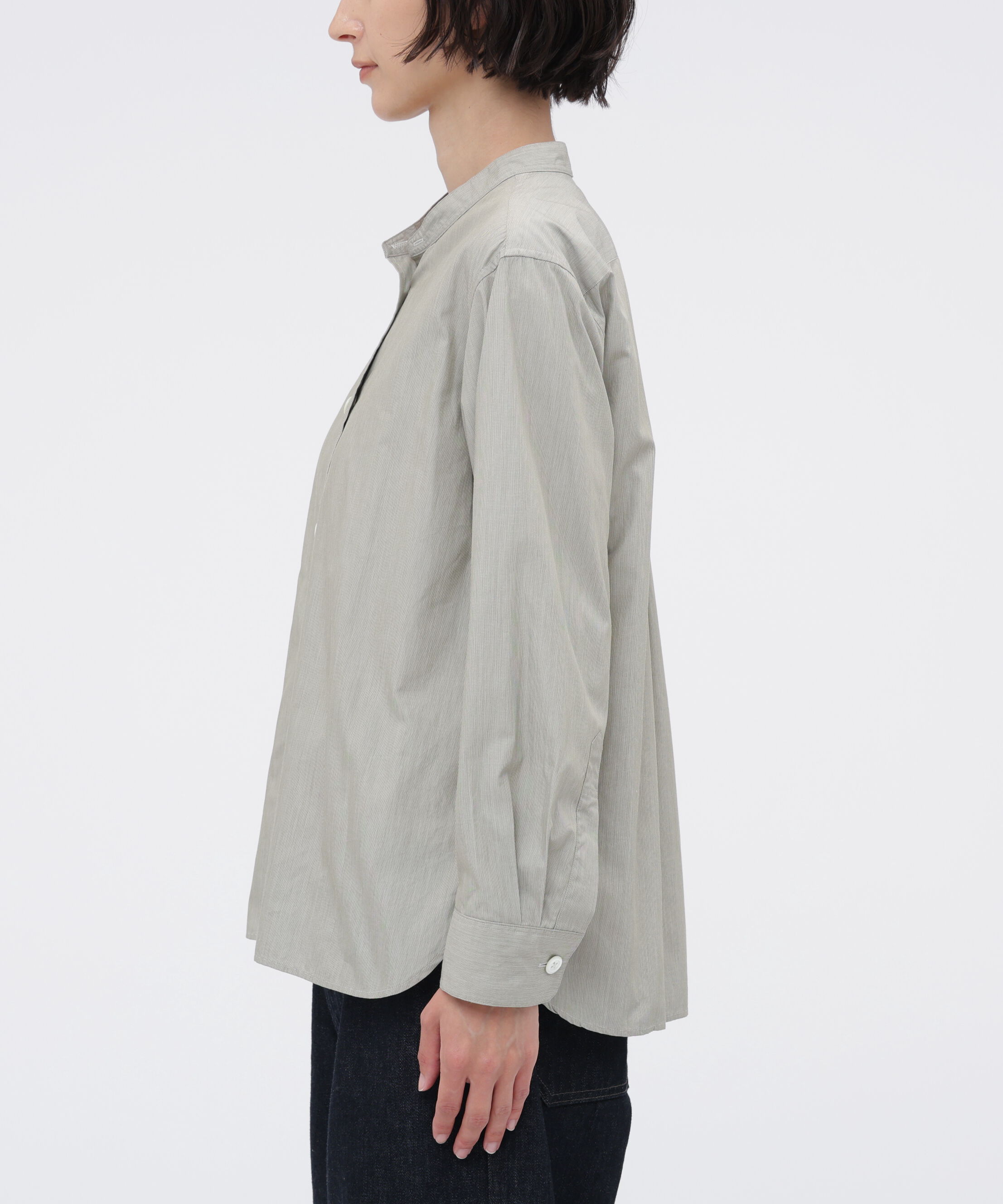  「COTTON HAIRLINE STRIPE SHIRT」|シャツ・ブラウス|