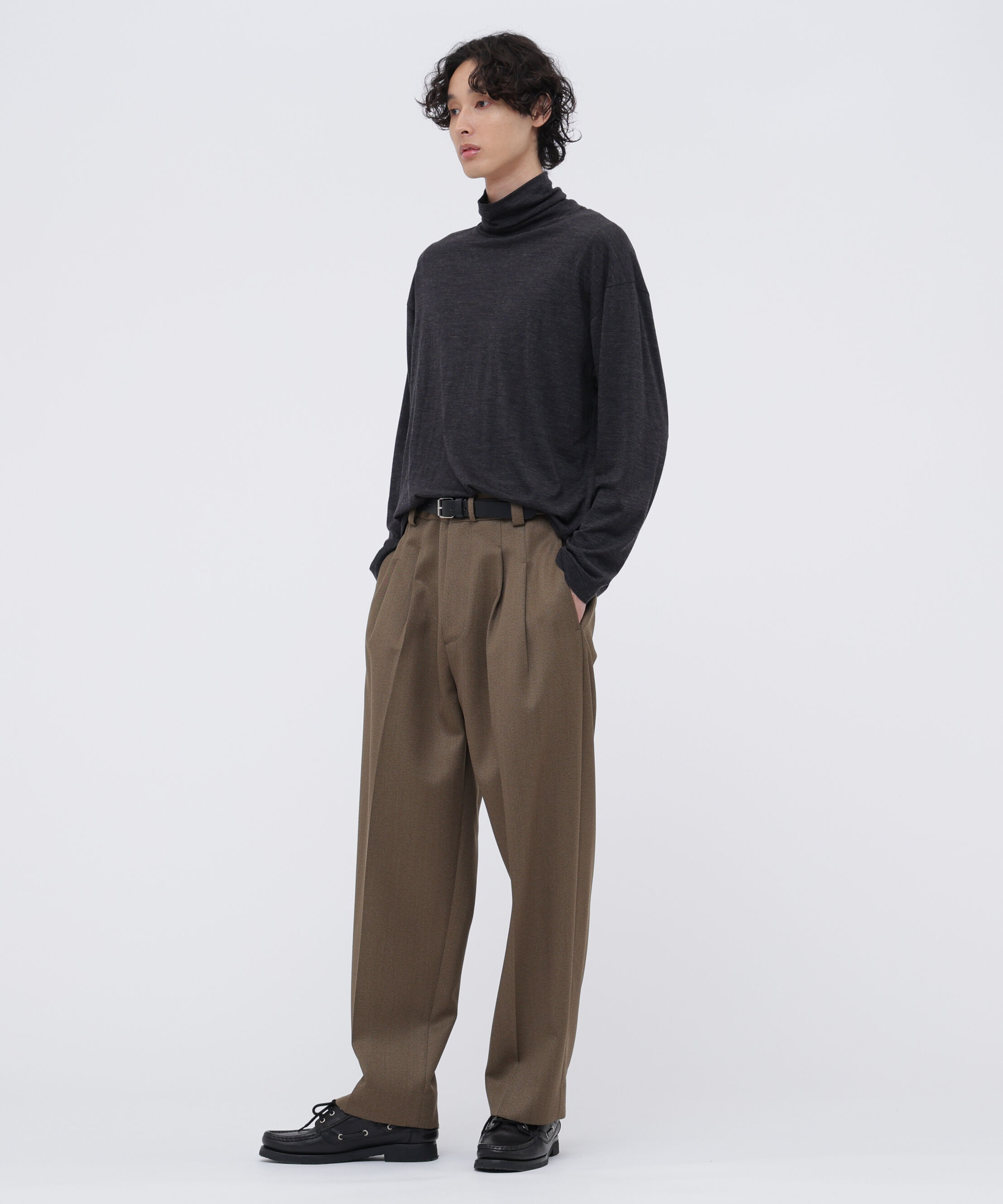 MARGARET HOWELL「MILLED SUPERFINE MERINO JERSEY TOP」|Tシャツ・カットソー|