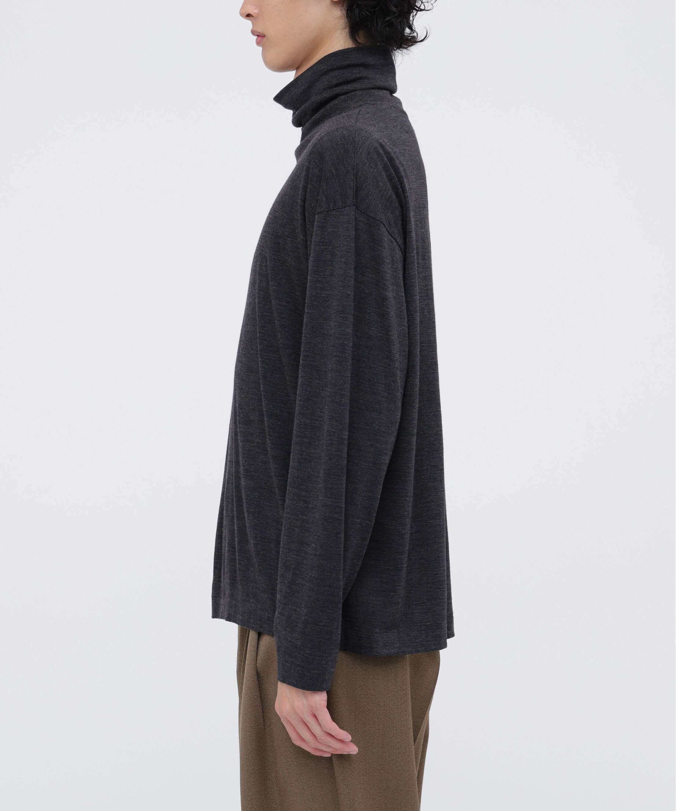 MARGARET HOWELL「MILLED SUPERFINE MERINO JERSEY TOP」|Tシャツ・カットソー|
