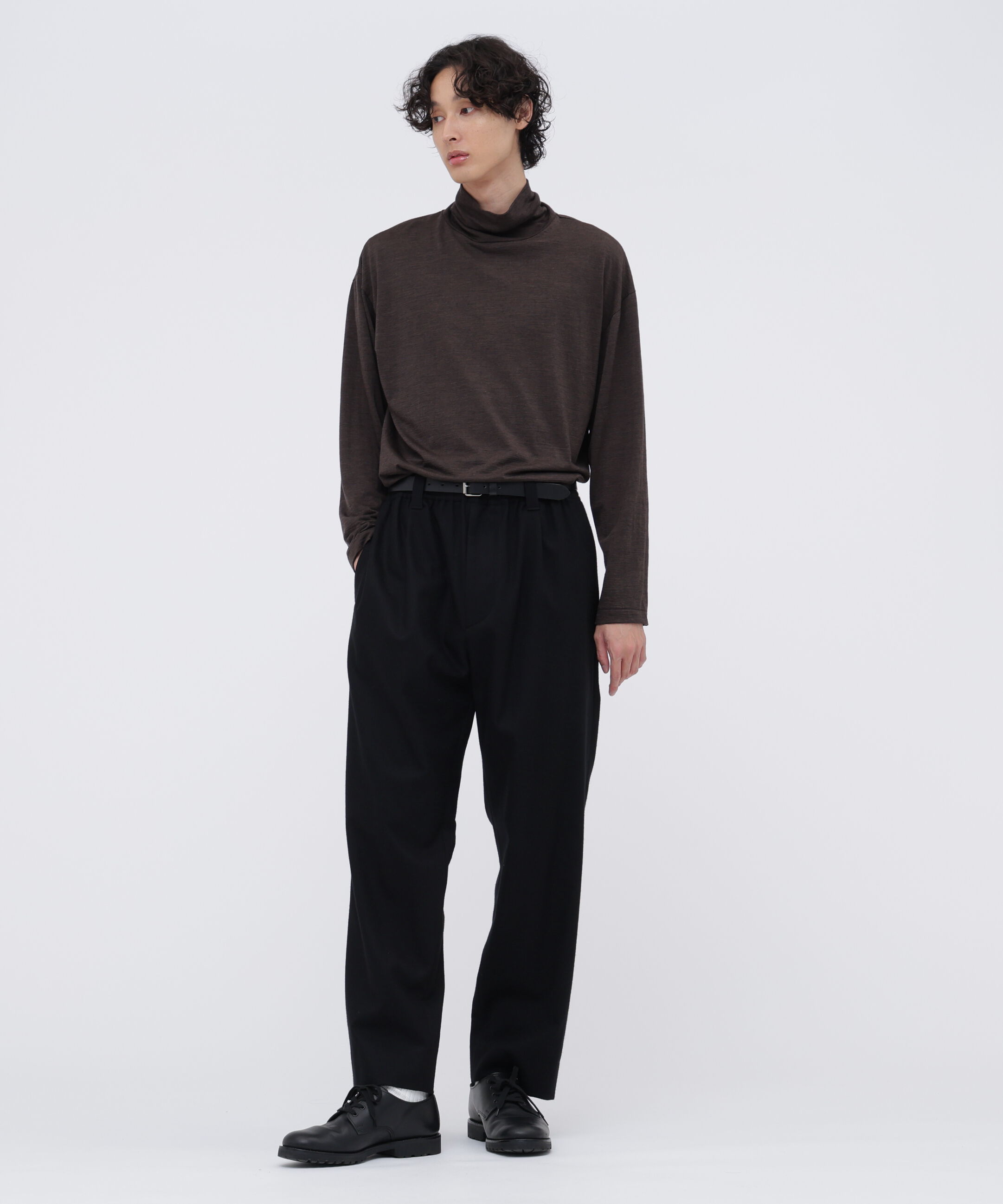 MARGARET HOWELL「MILLED SUPERFINE MERINO JERSEY TOP」|Tシャツ・カットソー|