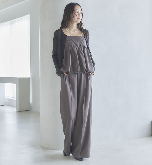 archives「【ＯＮかわ】ラウンドビスチェ&times;スラックスＳＥＴ」|ワンピース|BROWN