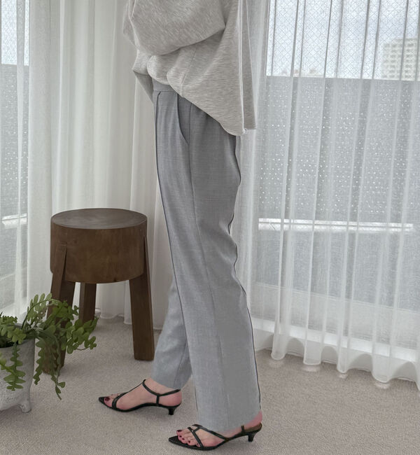 Doux archives「センターピンタックセミフレアパンツ」|チノ|