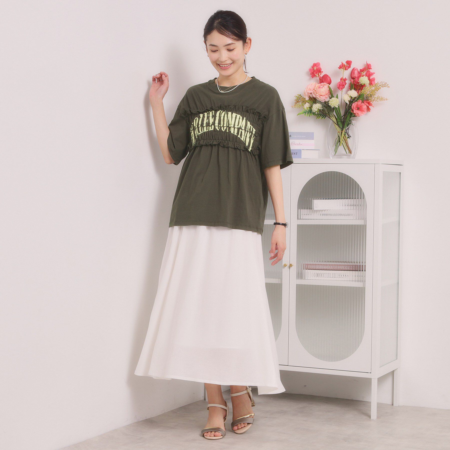 ITS&rsquo;DEMO「＜Lee＞ SHIRRING TEE」|Tシャツ・カットソー|