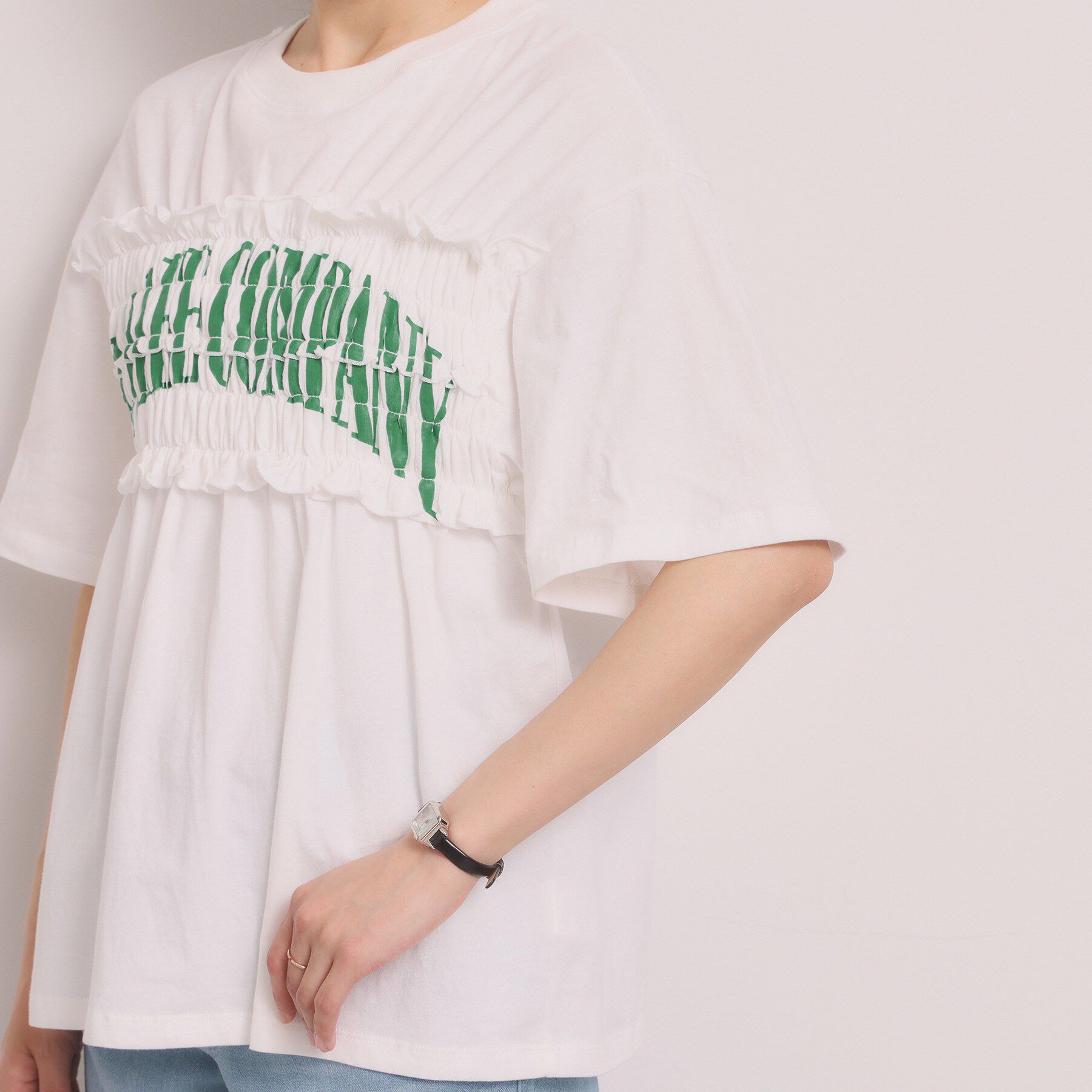 ITS&rsquo;DEMO「＜Lee＞ SHIRRING TEE」|Tシャツ・カットソー|