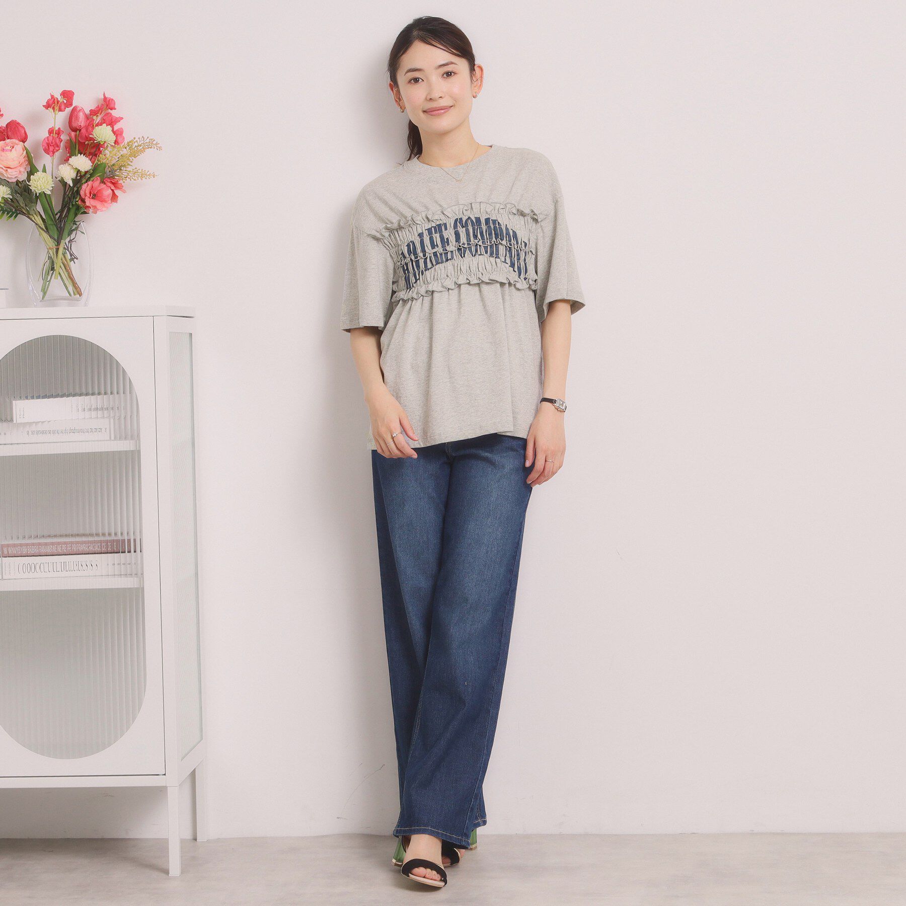 ITS&rsquo;DEMO「＜Lee＞ SHIRRING TEE」|Tシャツ・カットソー|