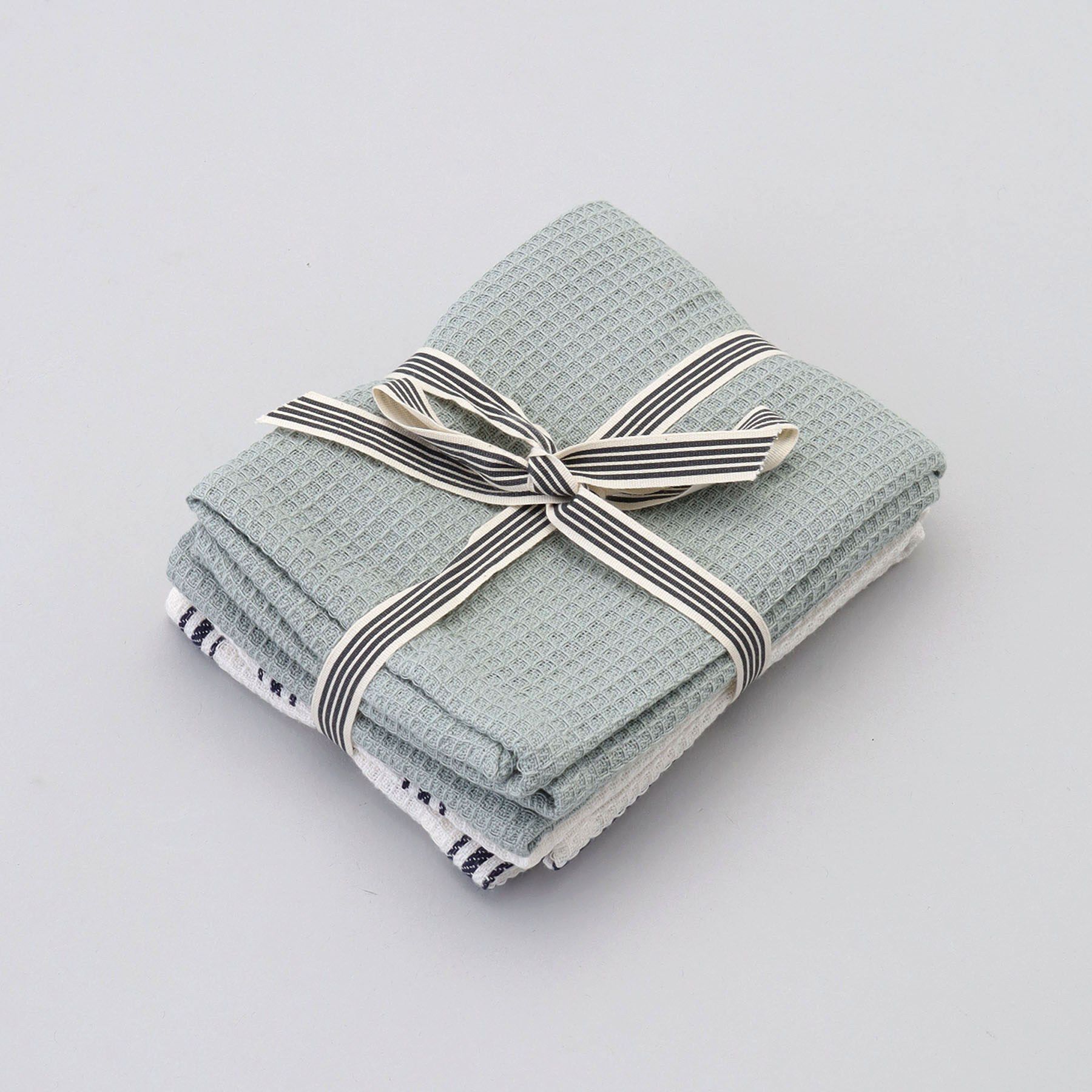 212 KITCHEN STORE「100% COTTON キッチンクロス ワッフル2枚セット GY ＜212Kオリジナル＞」|食器・キッチングッズ|