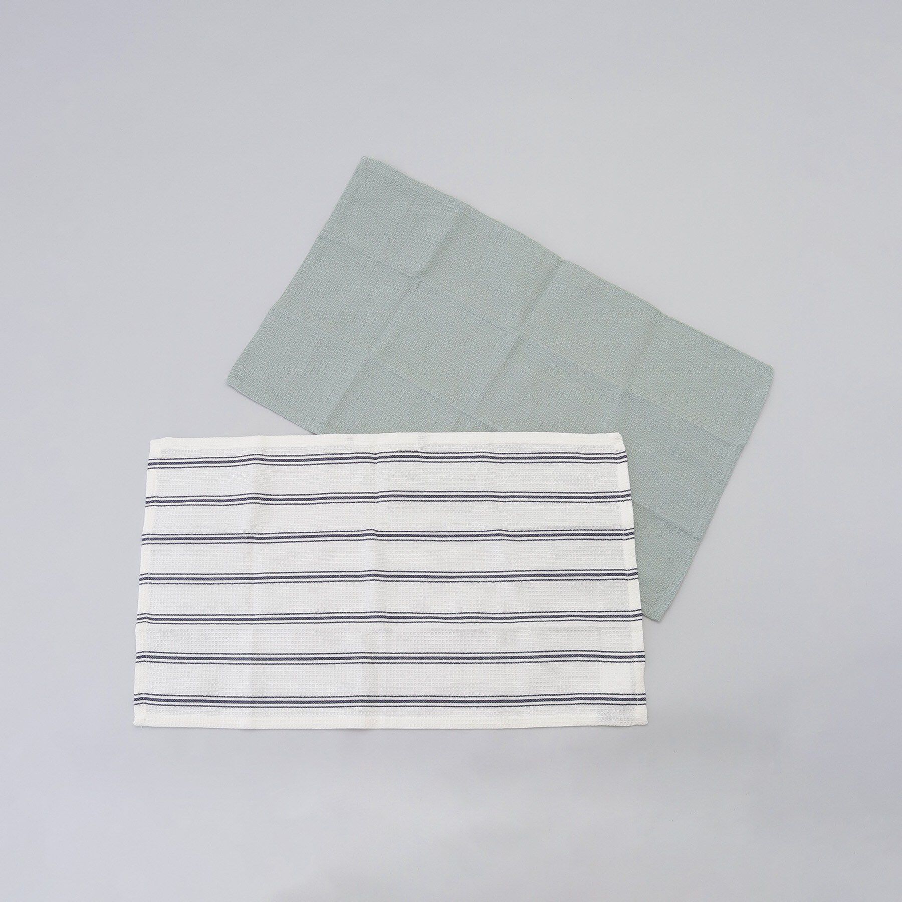 212 KITCHEN STORE「100% COTTON キッチンクロス ワッフル2枚セット GY ＜212Kオリジナル＞」|食器・キッチングッズ|