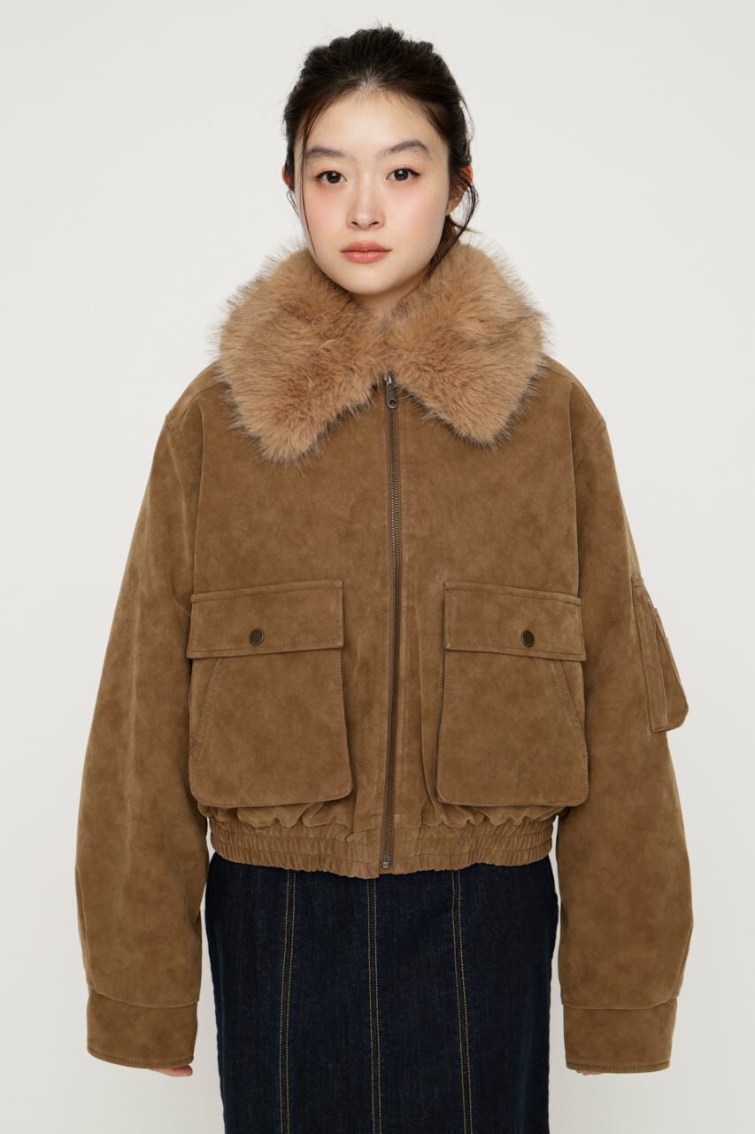 SLY「WASHED PUFFER SHORT ブルゾン」|ブルゾン・スタジャン|