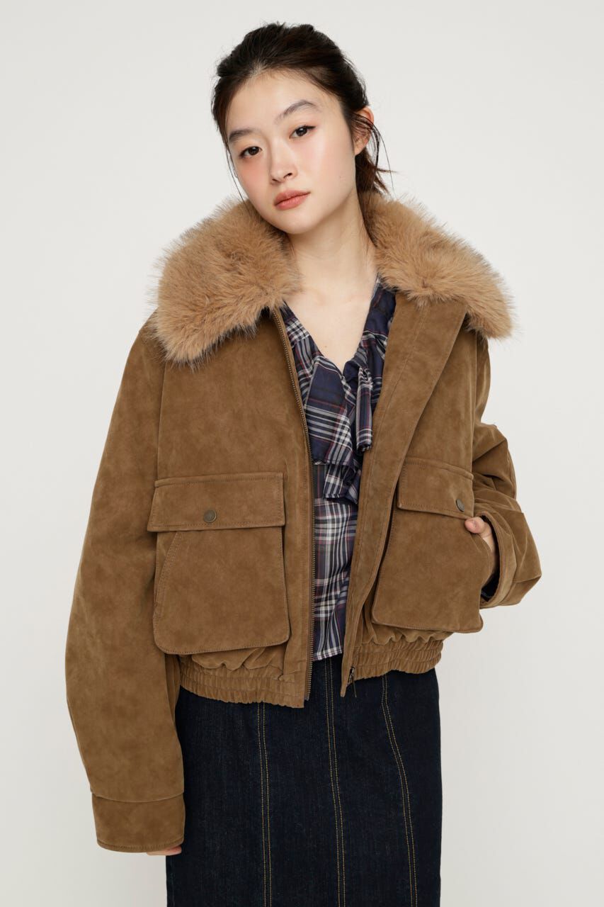 SLY「WASHED PUFFER SHORT ブルゾン」|ブルゾン・スタジャン|