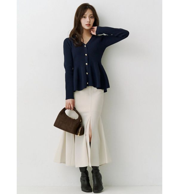 MERCURYDUO「チャーム付スエードミニバッグ」|ハンドバッグ|